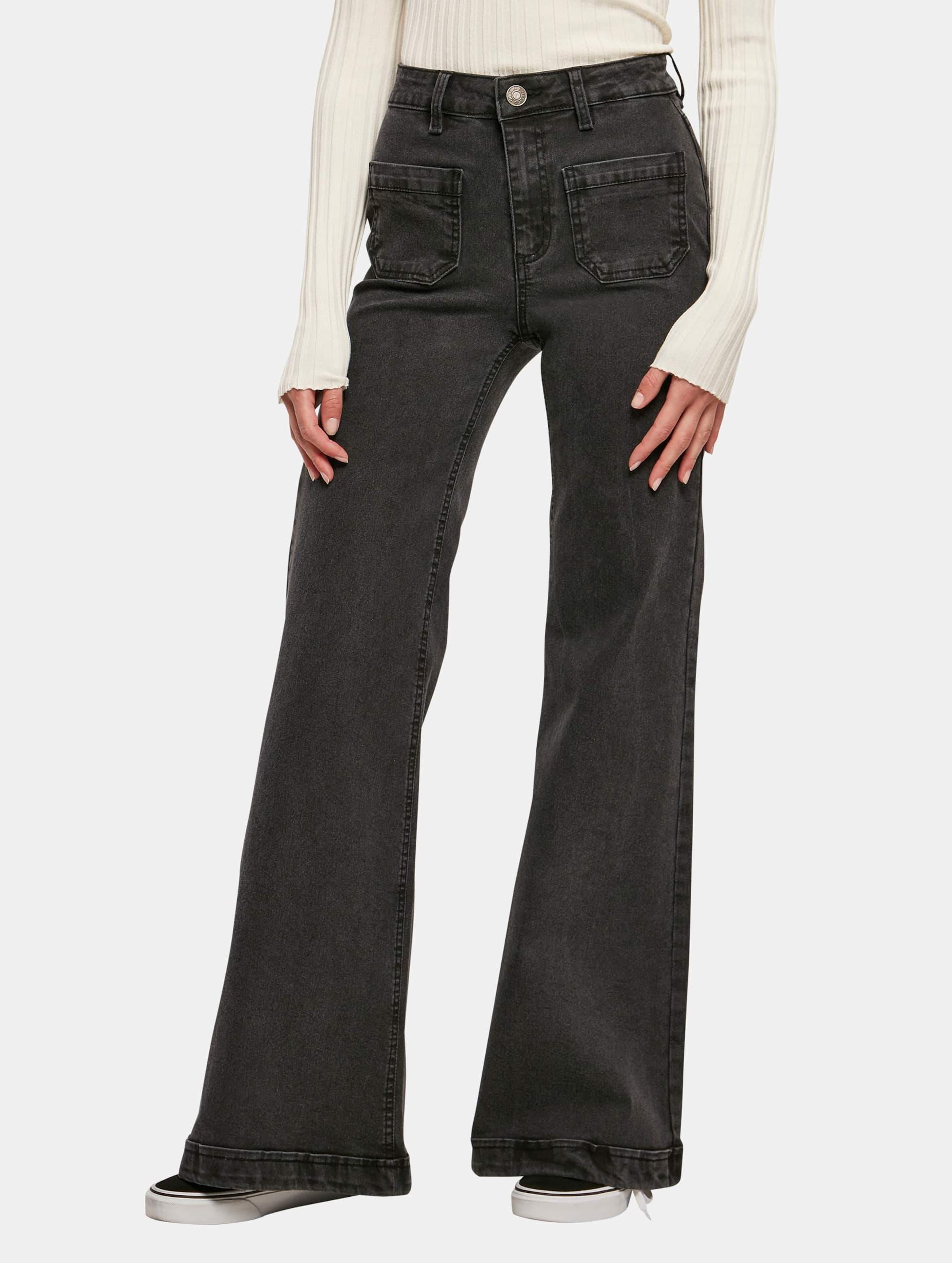 Urban Classics Ladies Vintage Flared Denim Pants