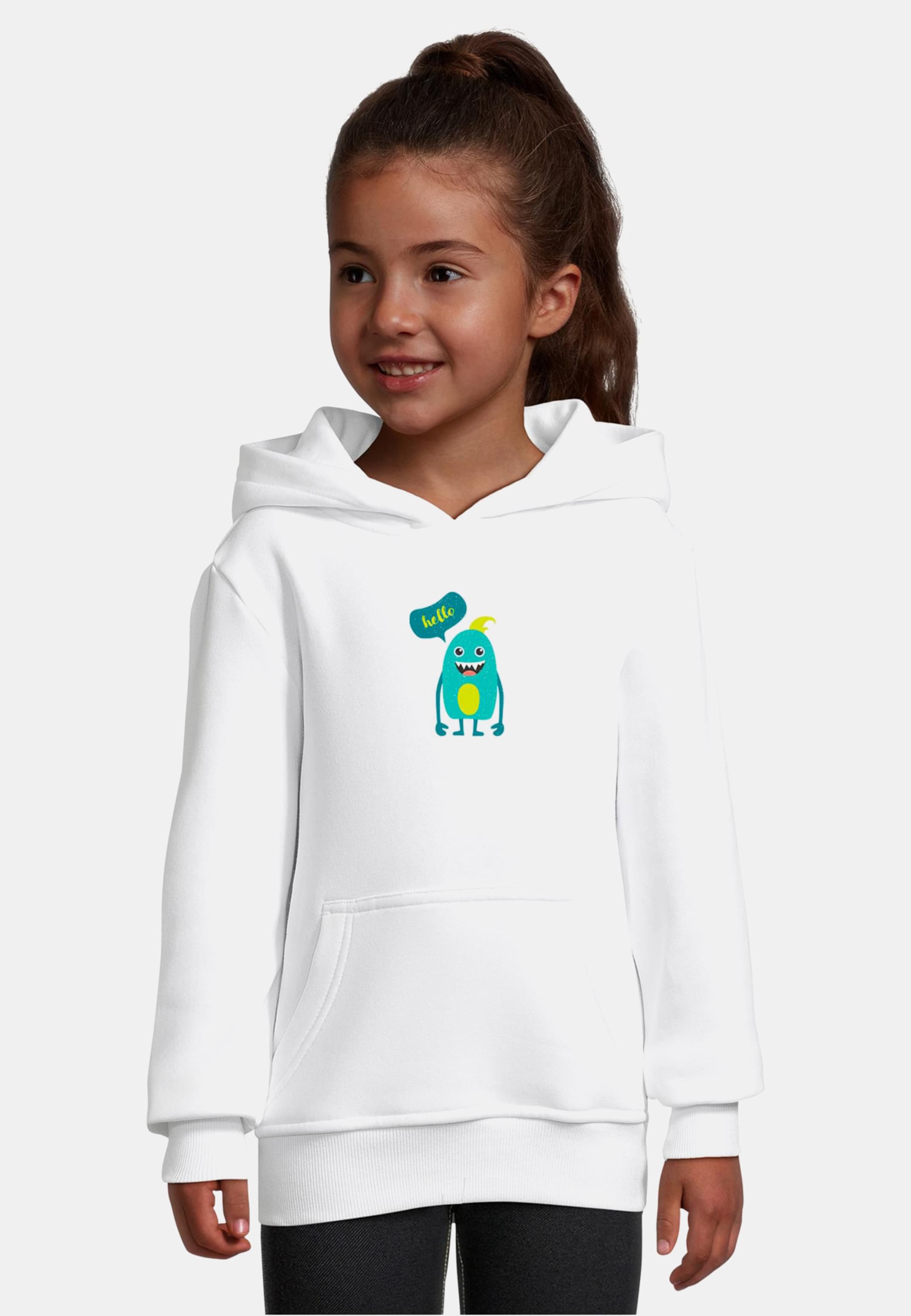 Merchcode Kids Monster Hello - Basic Hoody