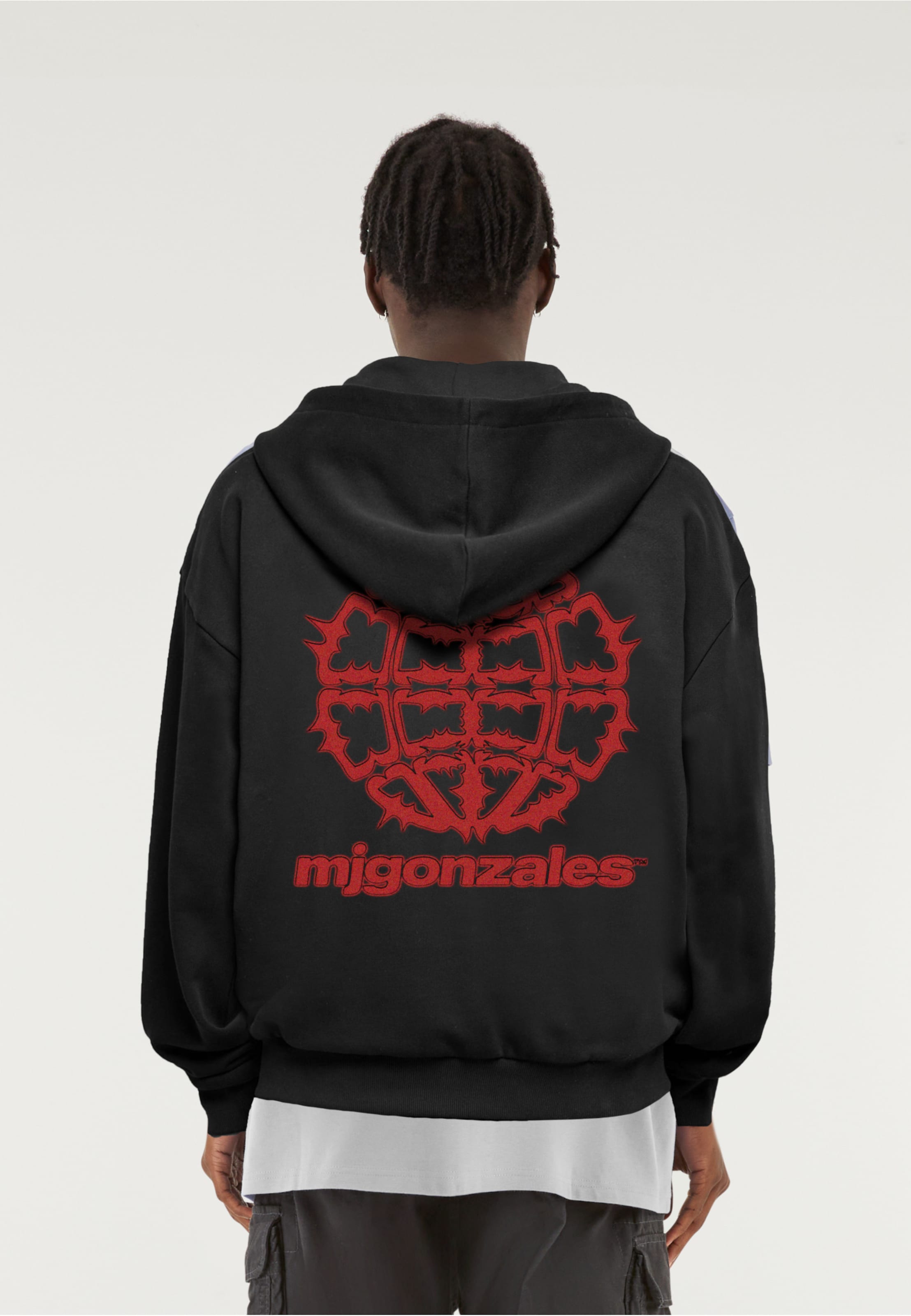 MJ Gonzales MJG Heavy Oversized Zip Hoody - Global Flame