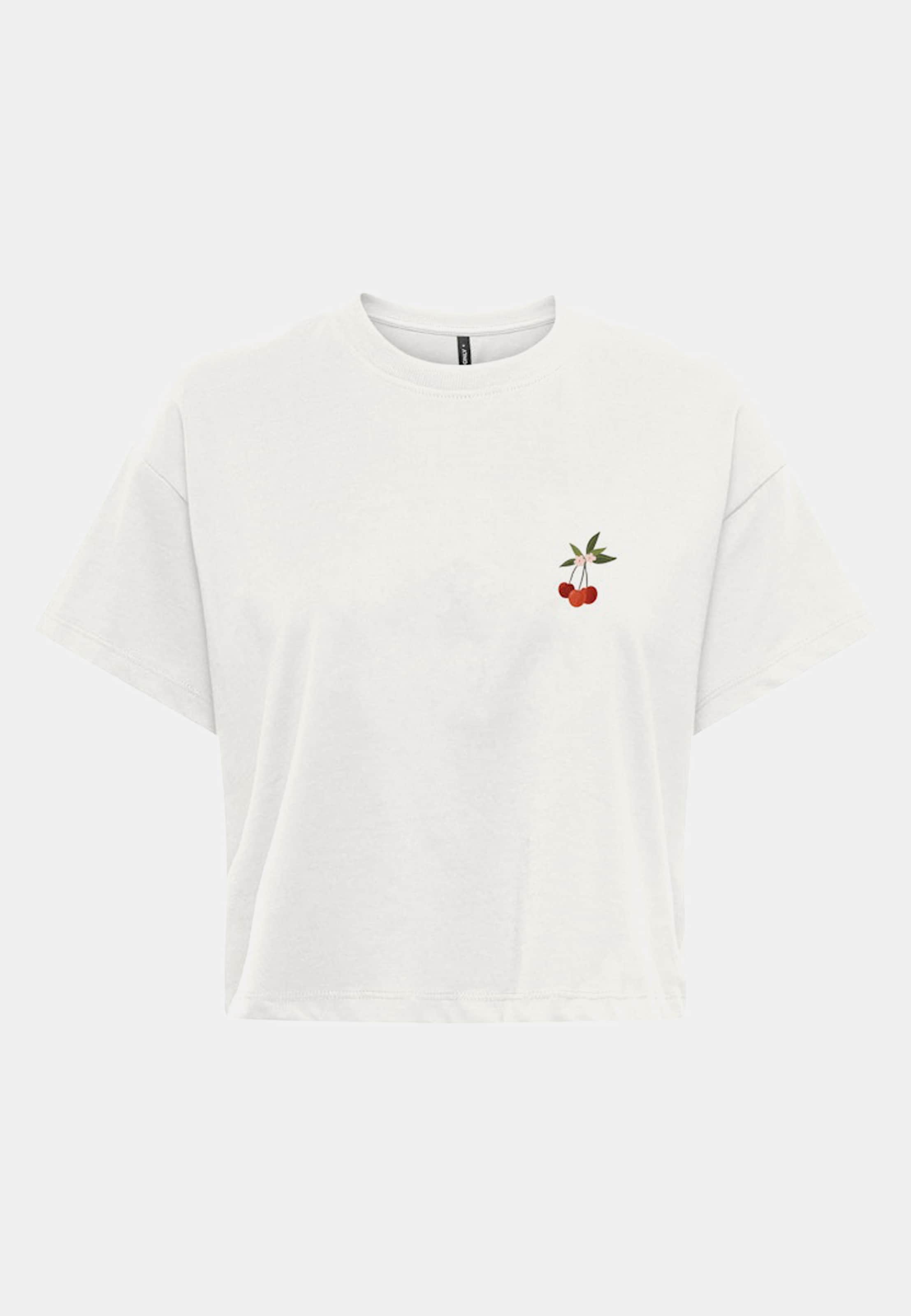 Only ONLANNBEL LIFE S/S BOXY CROP TEE CS JRS