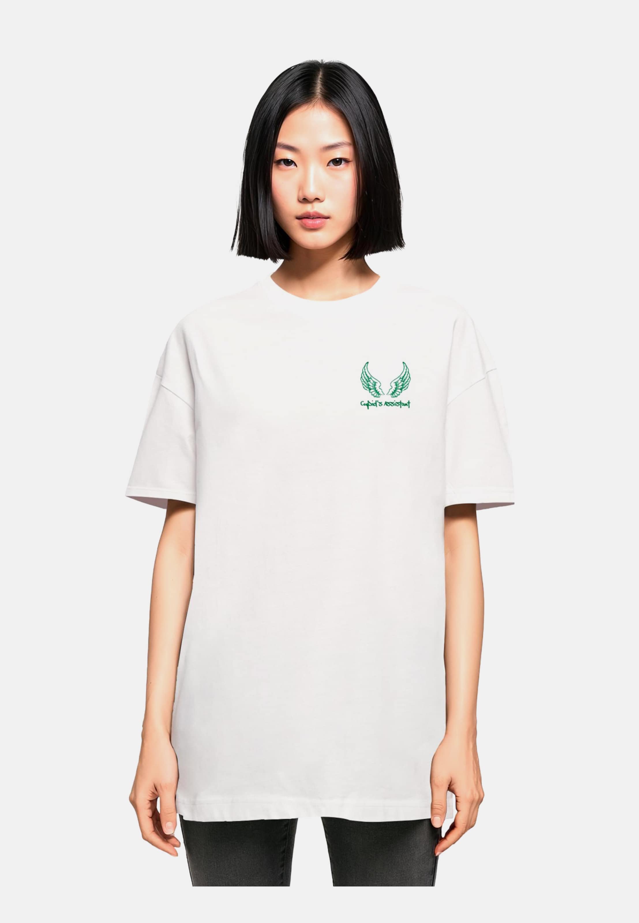 Merchcode Ladies Cupid´s Assistant Oversized Boyfriend Tee