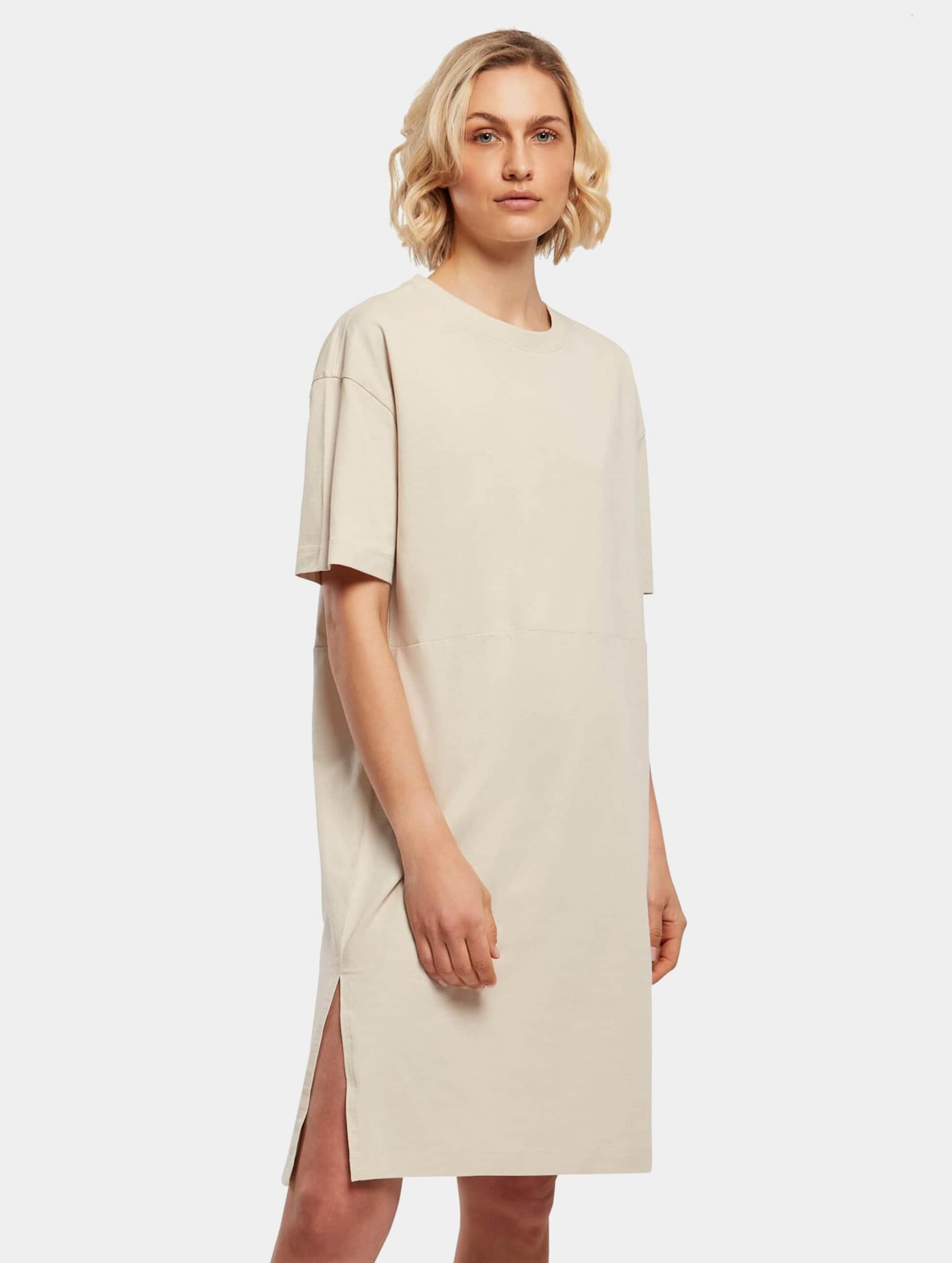 Urban Classics Ladies Organic Oversized Slit Tee Dress