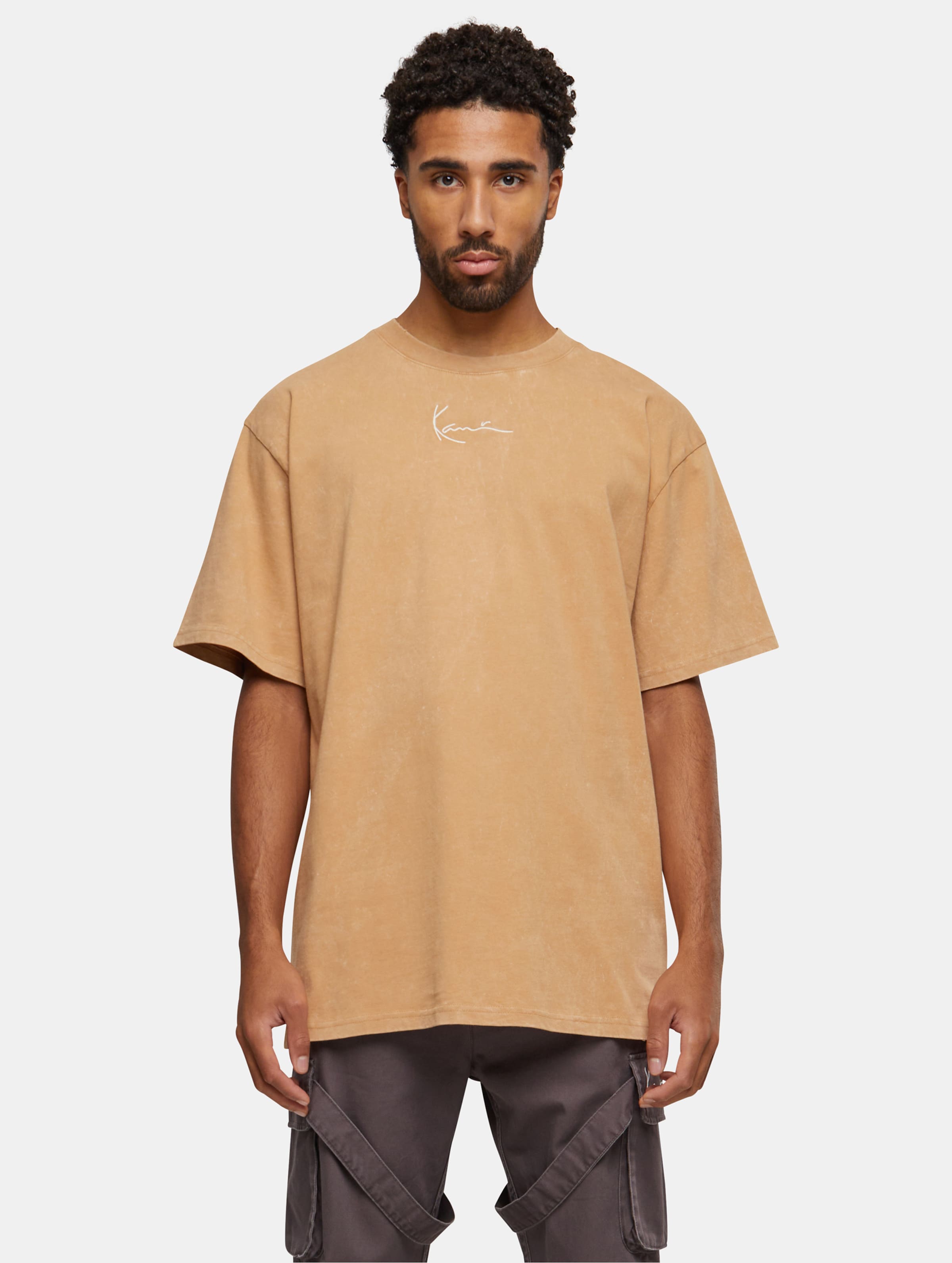 Karl Kani Small Signature Distressed Heavy Jersey T-Shirt