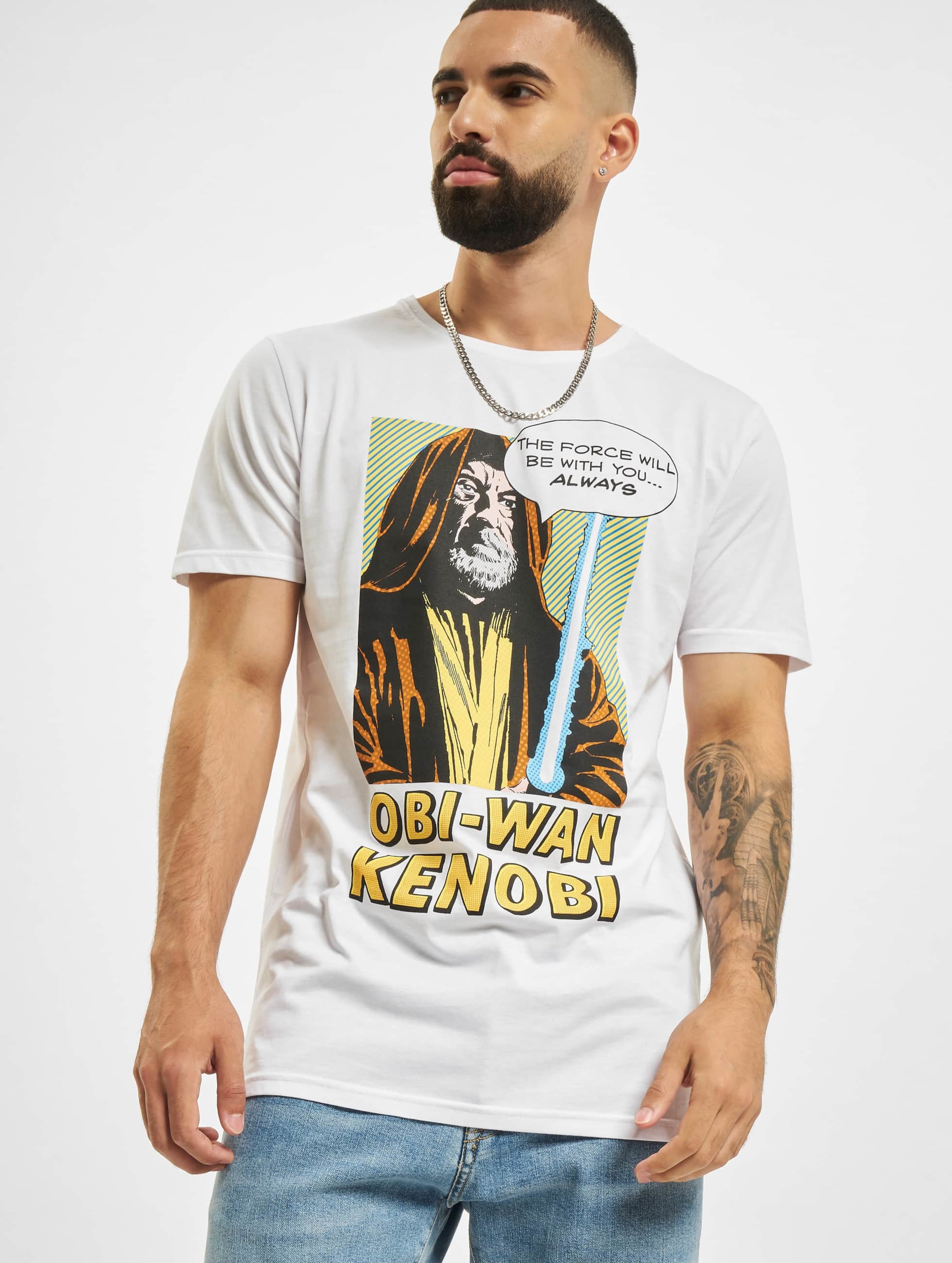 Merchcode Obi-Wan Kenobi Tee white