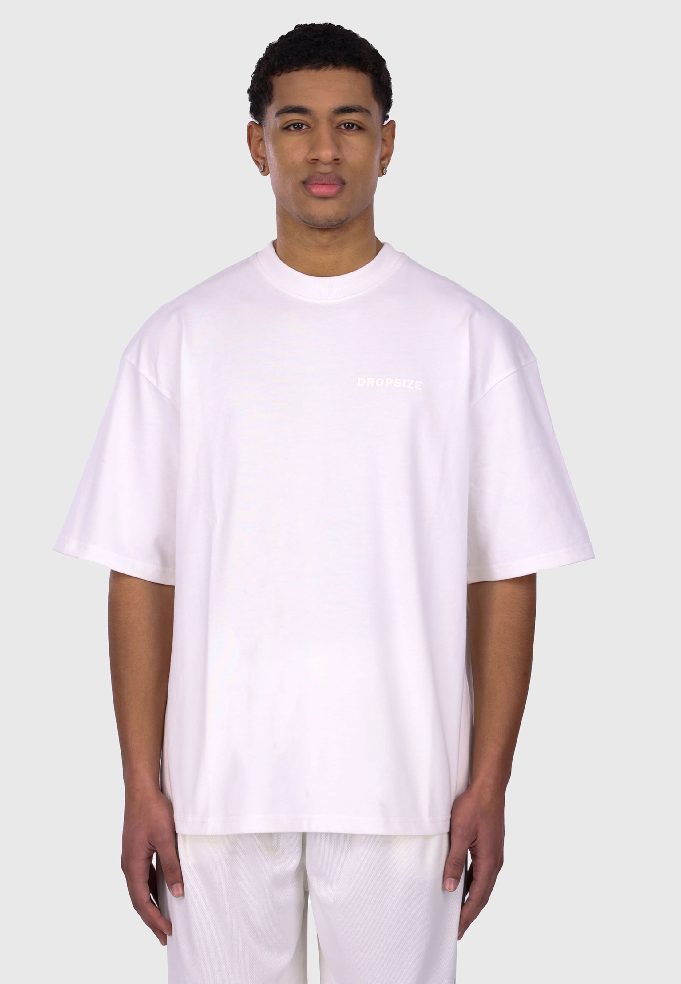 Dropsize SIDE RIB T-SHIRT