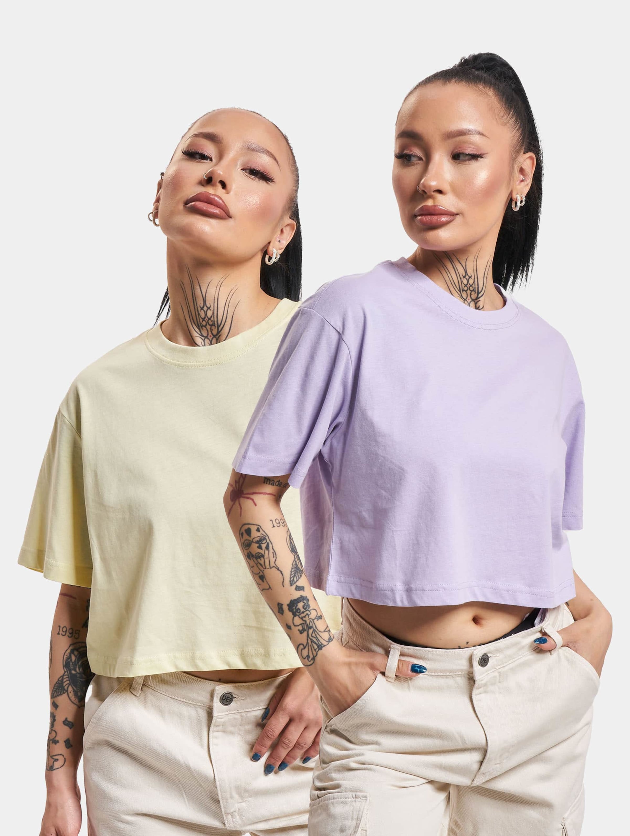 Urban Classics Ladies Short Oversized Tee 2-Pack