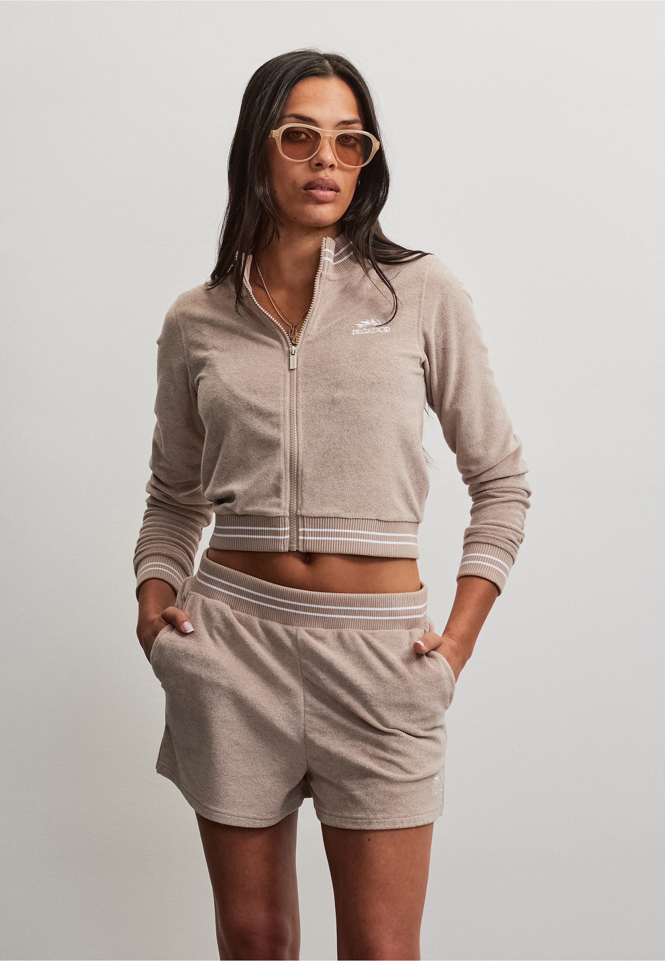 PEGADOR Anastasia Frottee Jacket