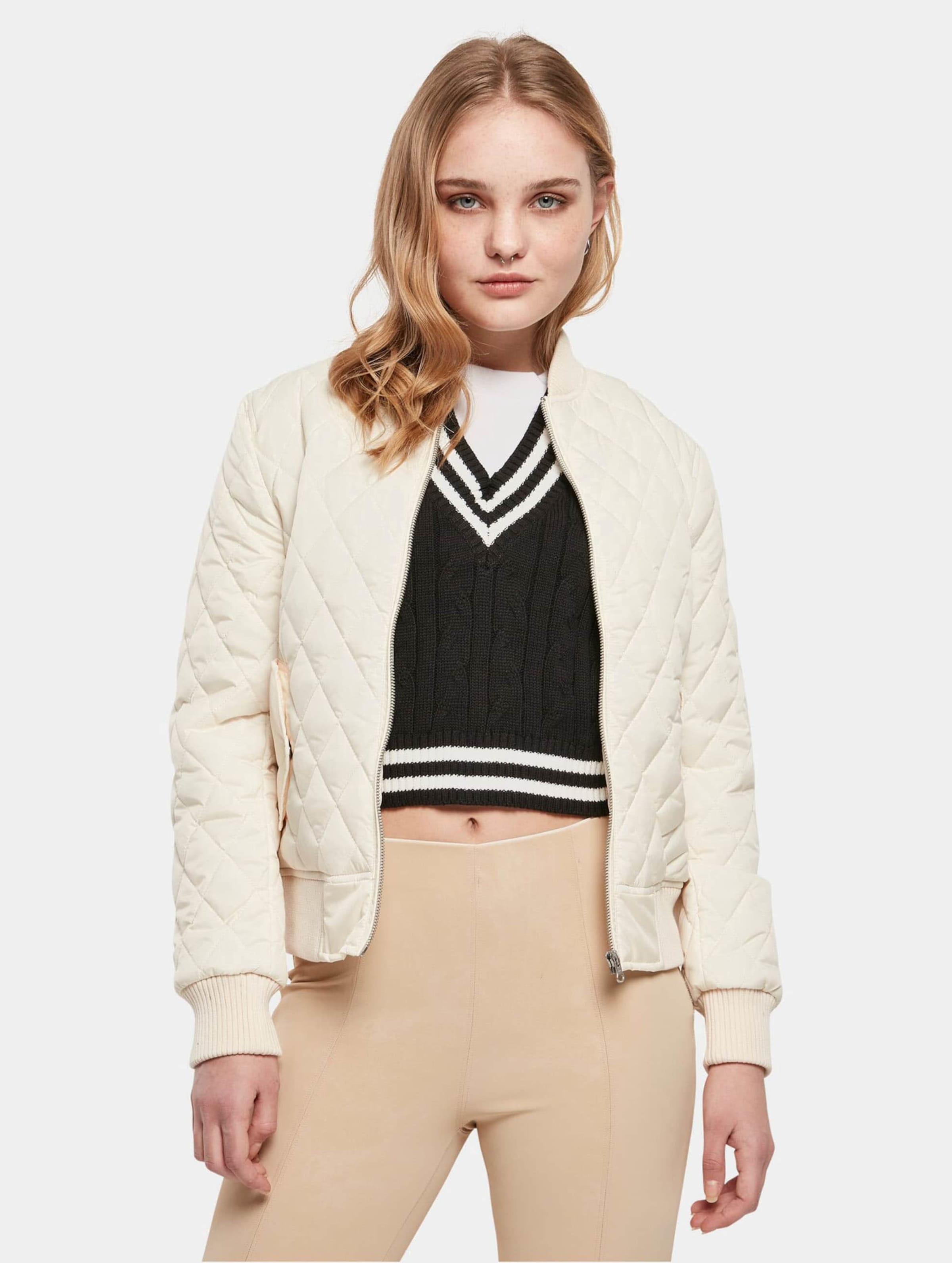 Urban Classics Ladies Diamond Quilt Nylon Jacket