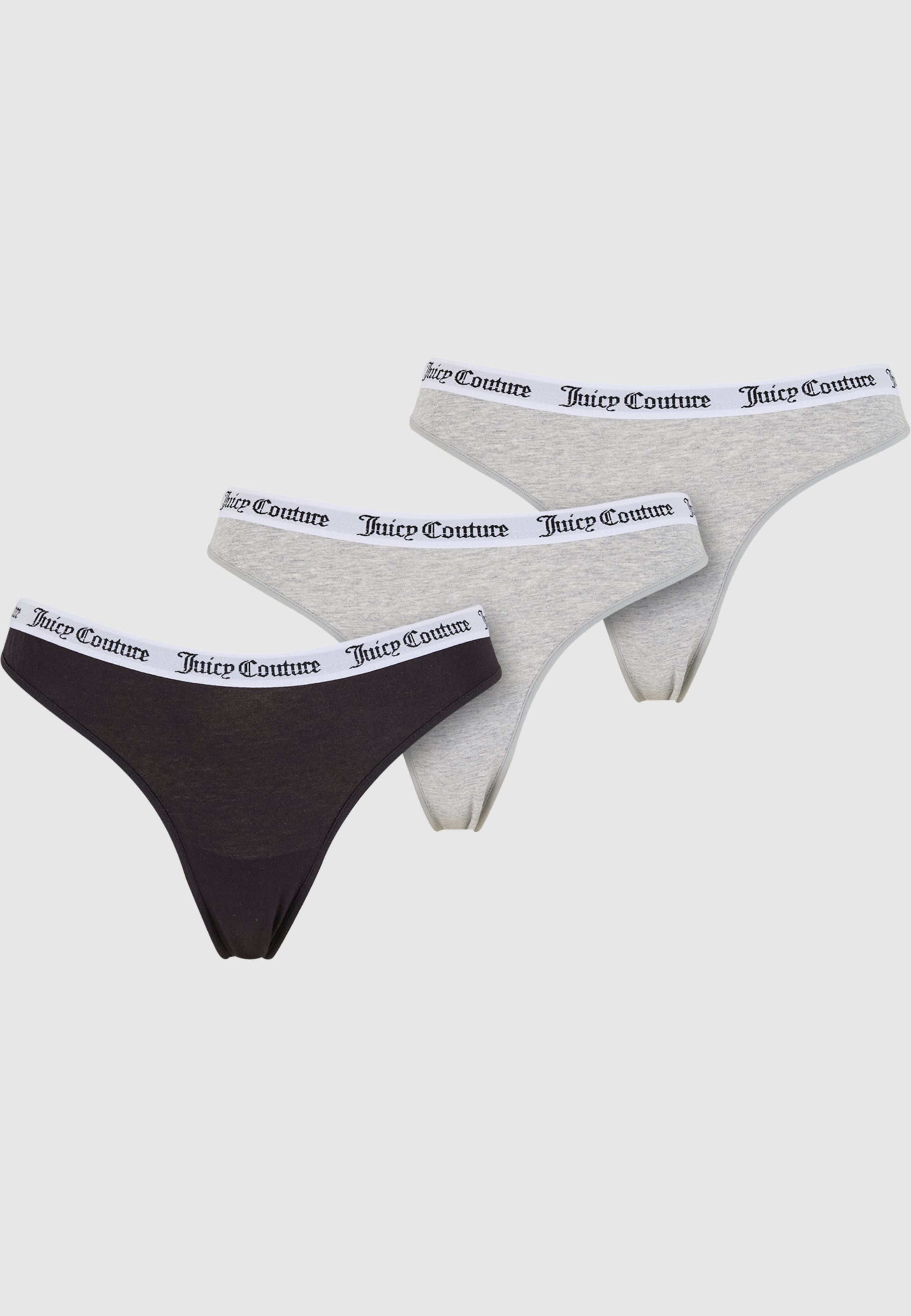 Juicy Couture DANA COTTON THONG MULTIPACKS X3