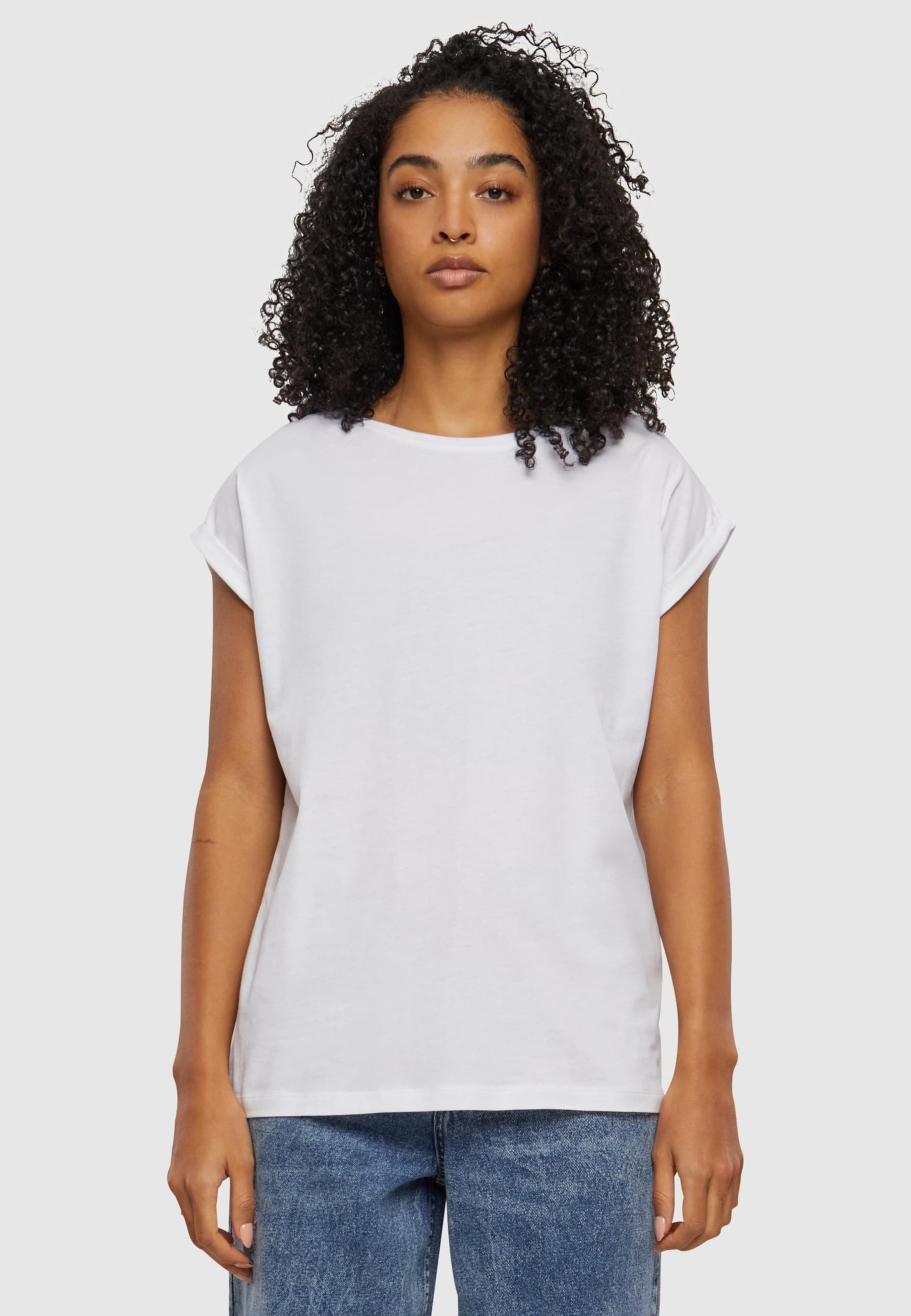 Urban Classics Pre-Pack Ladies Extended Shoulder Tee 2-Pack