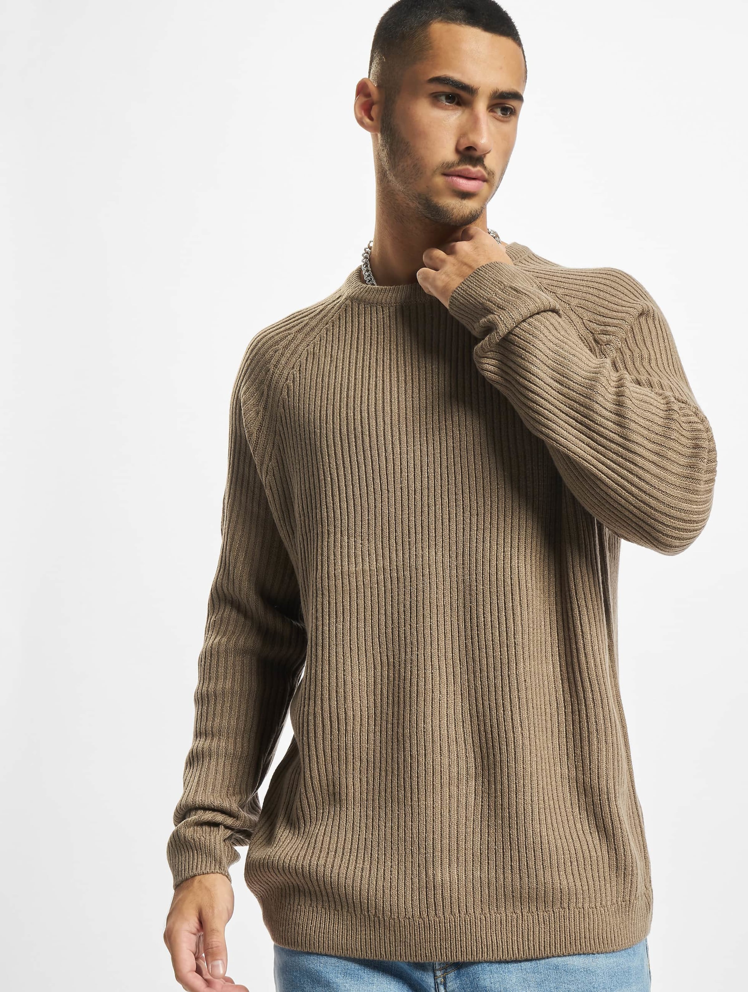Urban Classics Ribbed Raglan Sweater