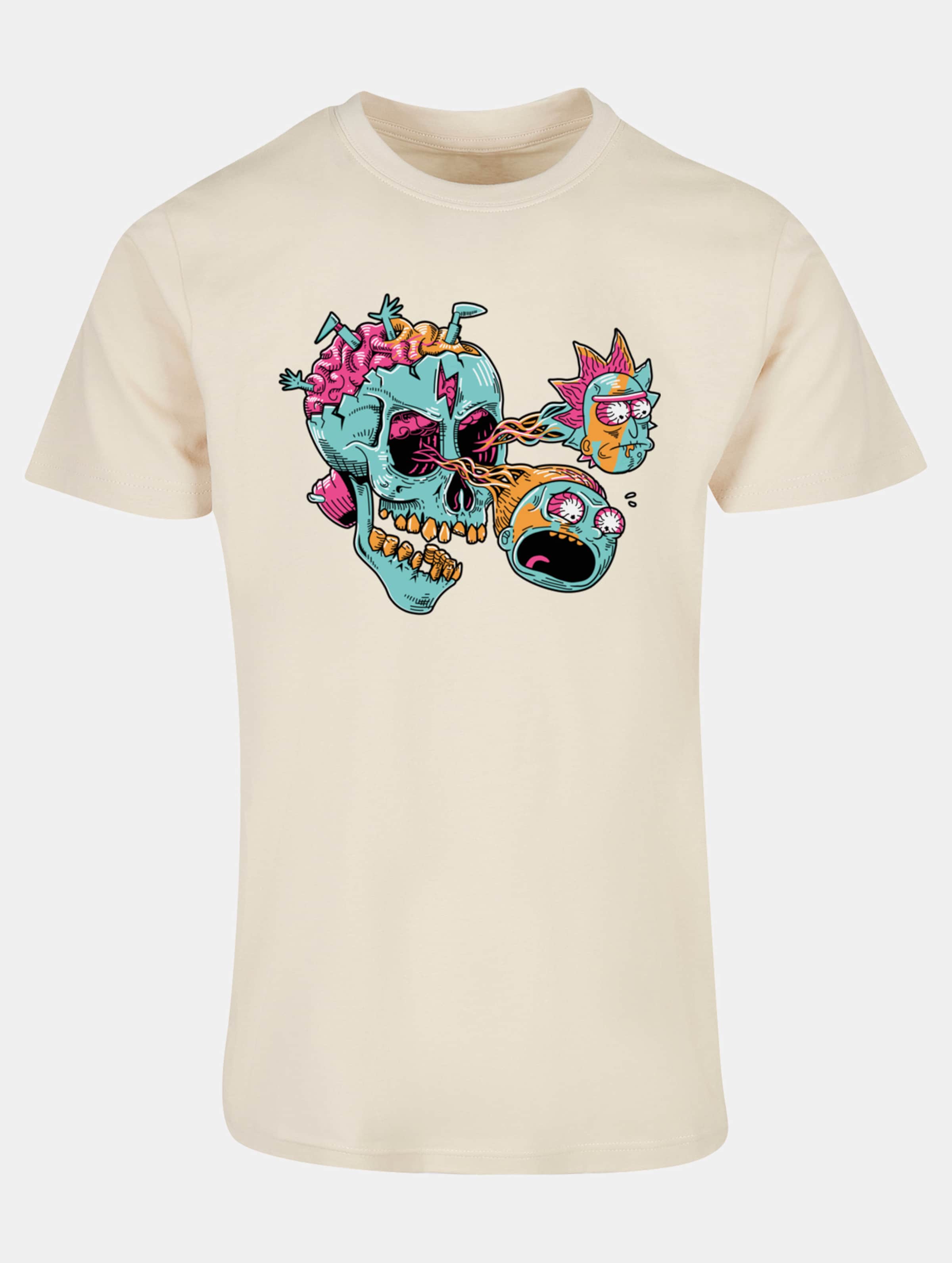 Absolute Cult Rick And Morty - Eyeball Skull Basic T-Shirt
