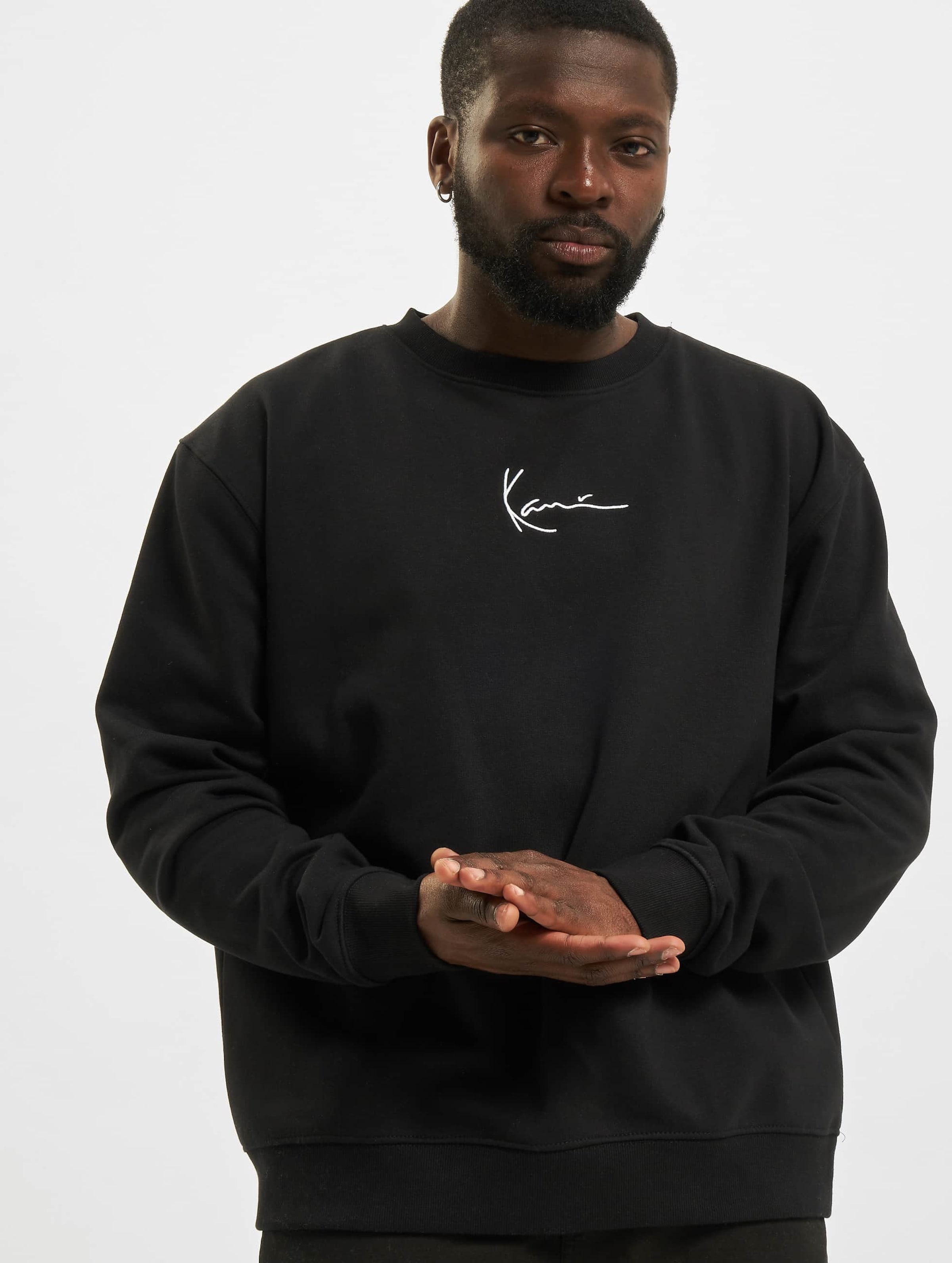 Karl Kani KKMQ12003BLK Small Signature Crew