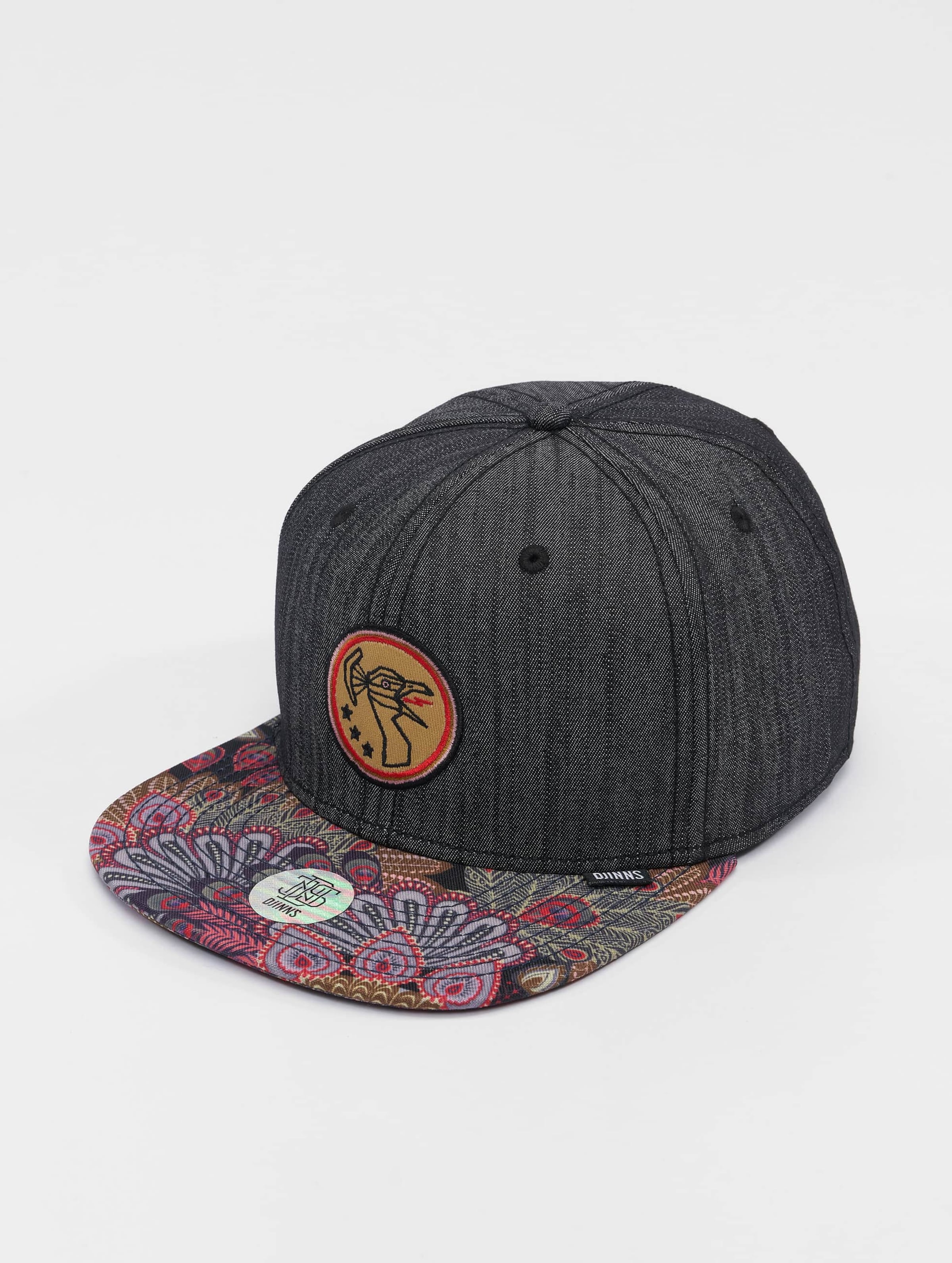 Djinns 6P Peacock Linen Rev Snapback Cap