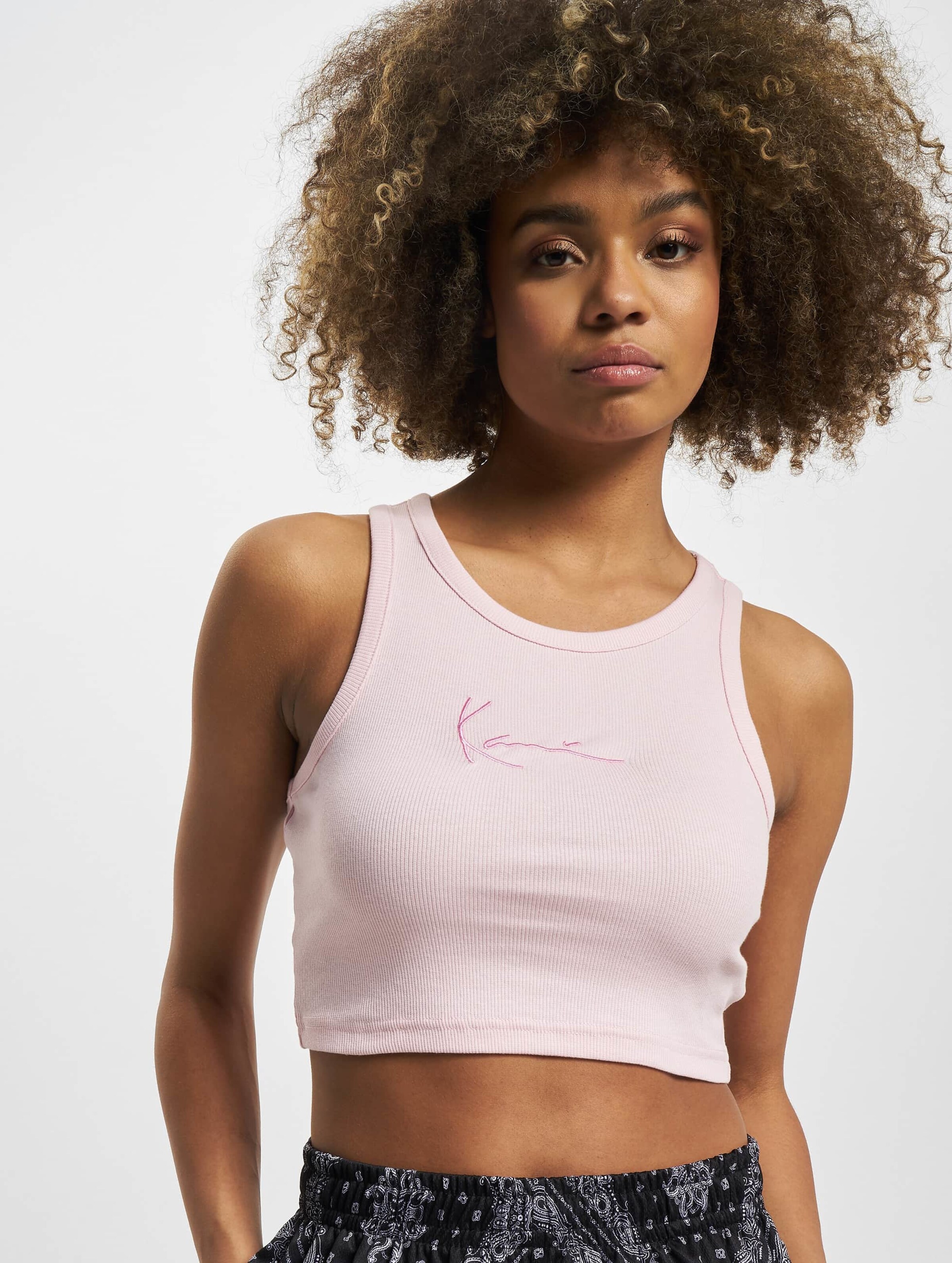 Karl Kani KW232-032-3 KK Small Signature Racer Rib Top