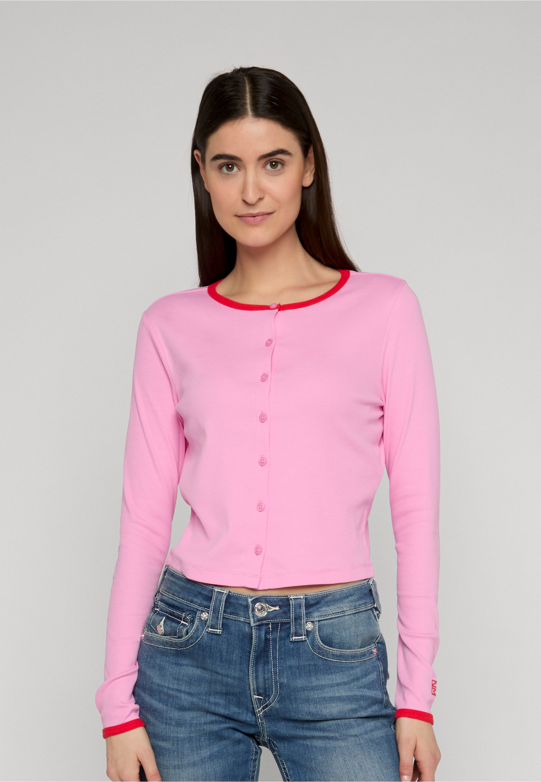 Noisy May NMJUDY L/S CONTRAST CARDIGAN JRSFWD NOOS