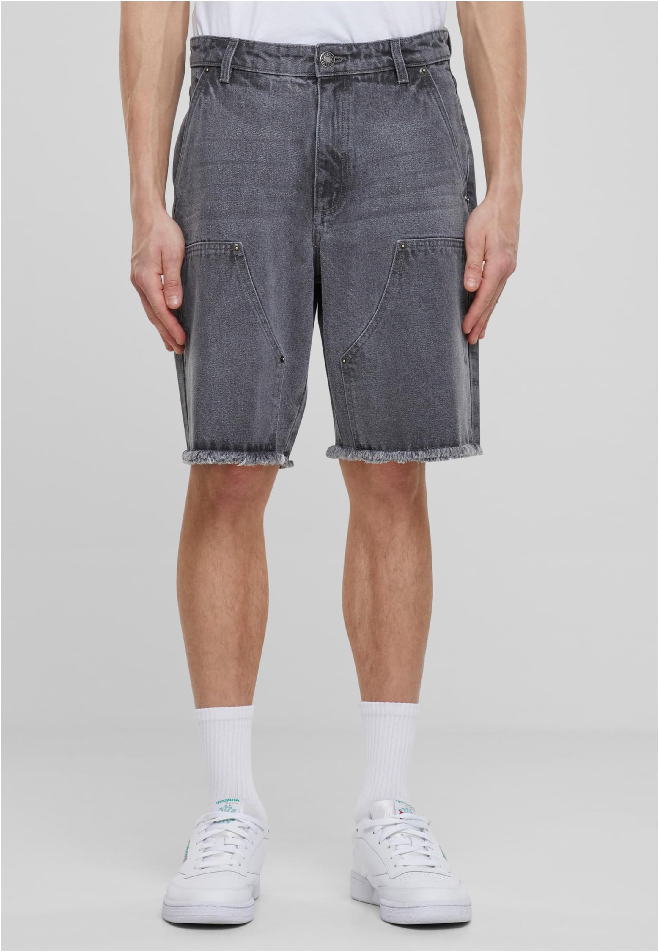 Urban Classics Open Edge Two Knee Denim Short
