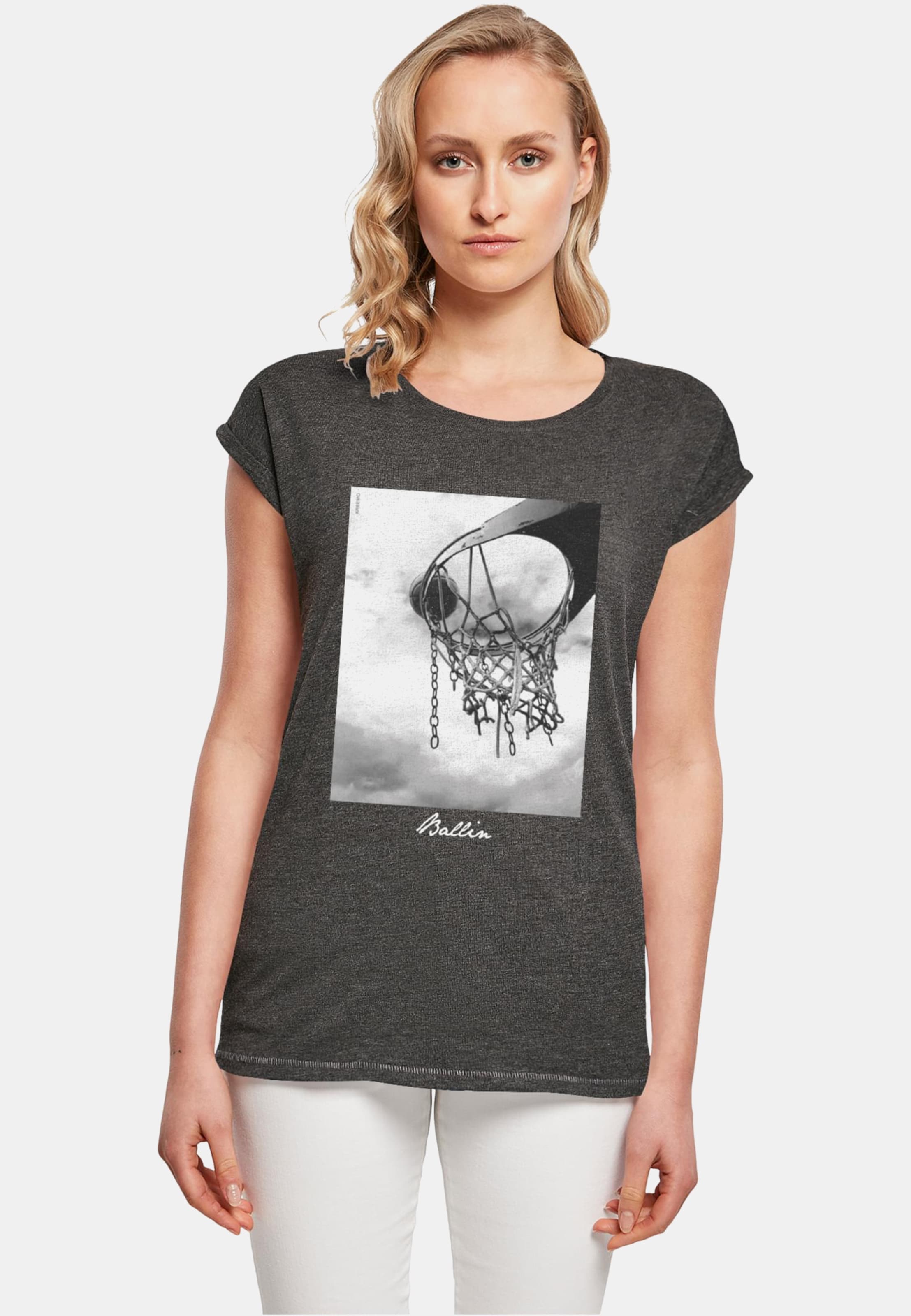 Mister Tee Ladies Ballin 2.0 Extended Shoulder