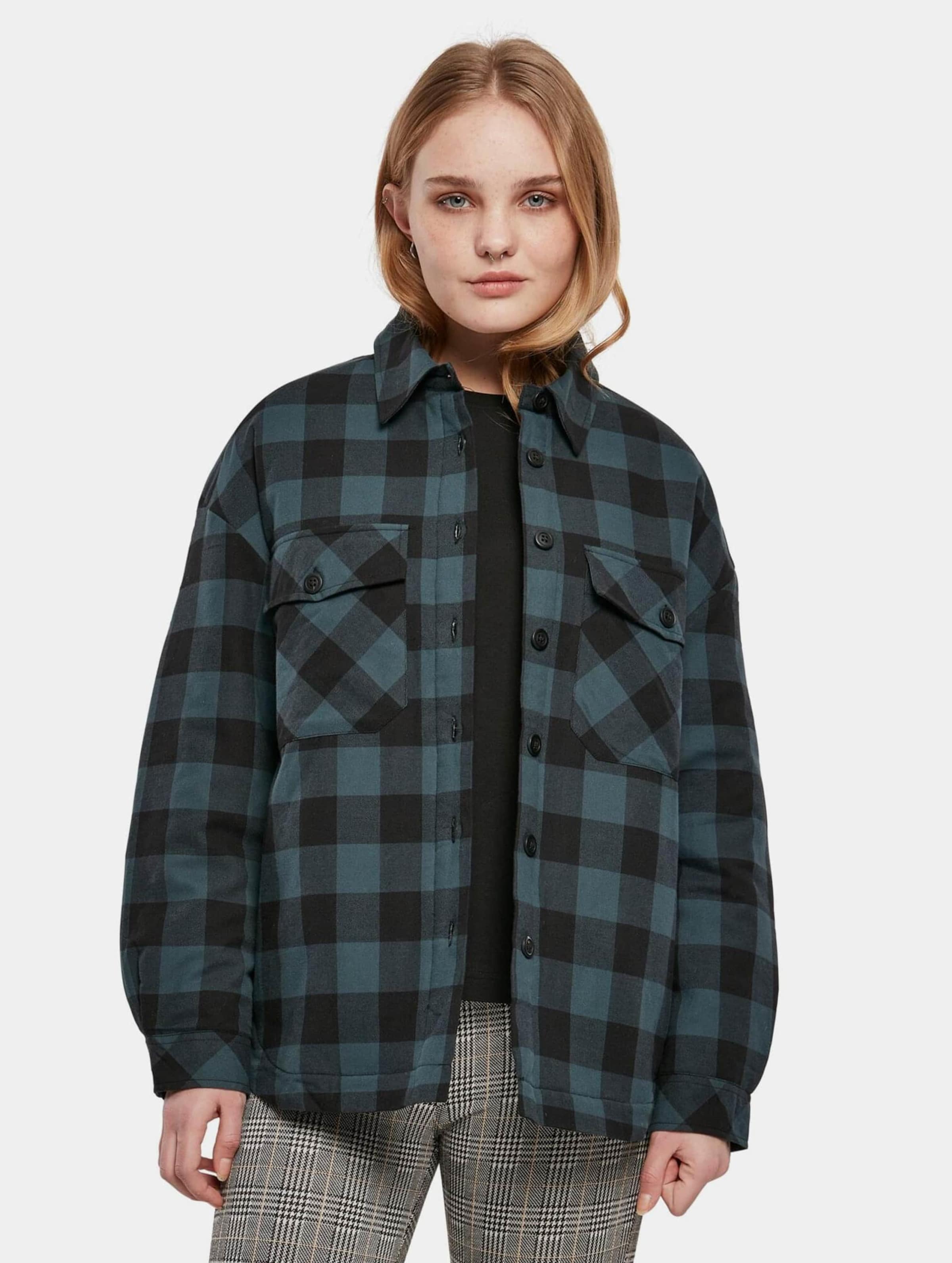 Urban Classics Ladies Flanell Padded Overshirt