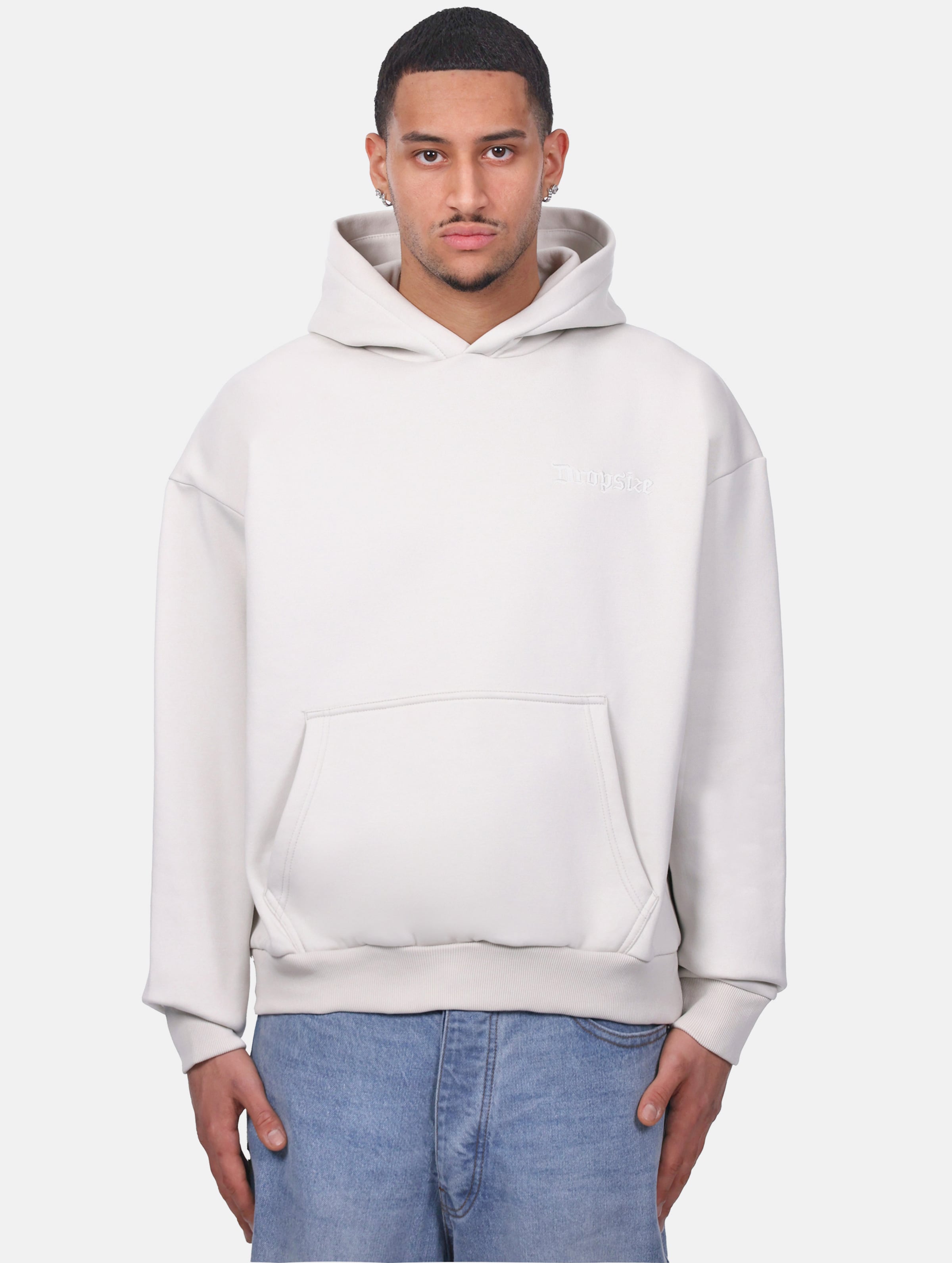 Dropsize HEAVY OVERSIZE EMBO HOODIE