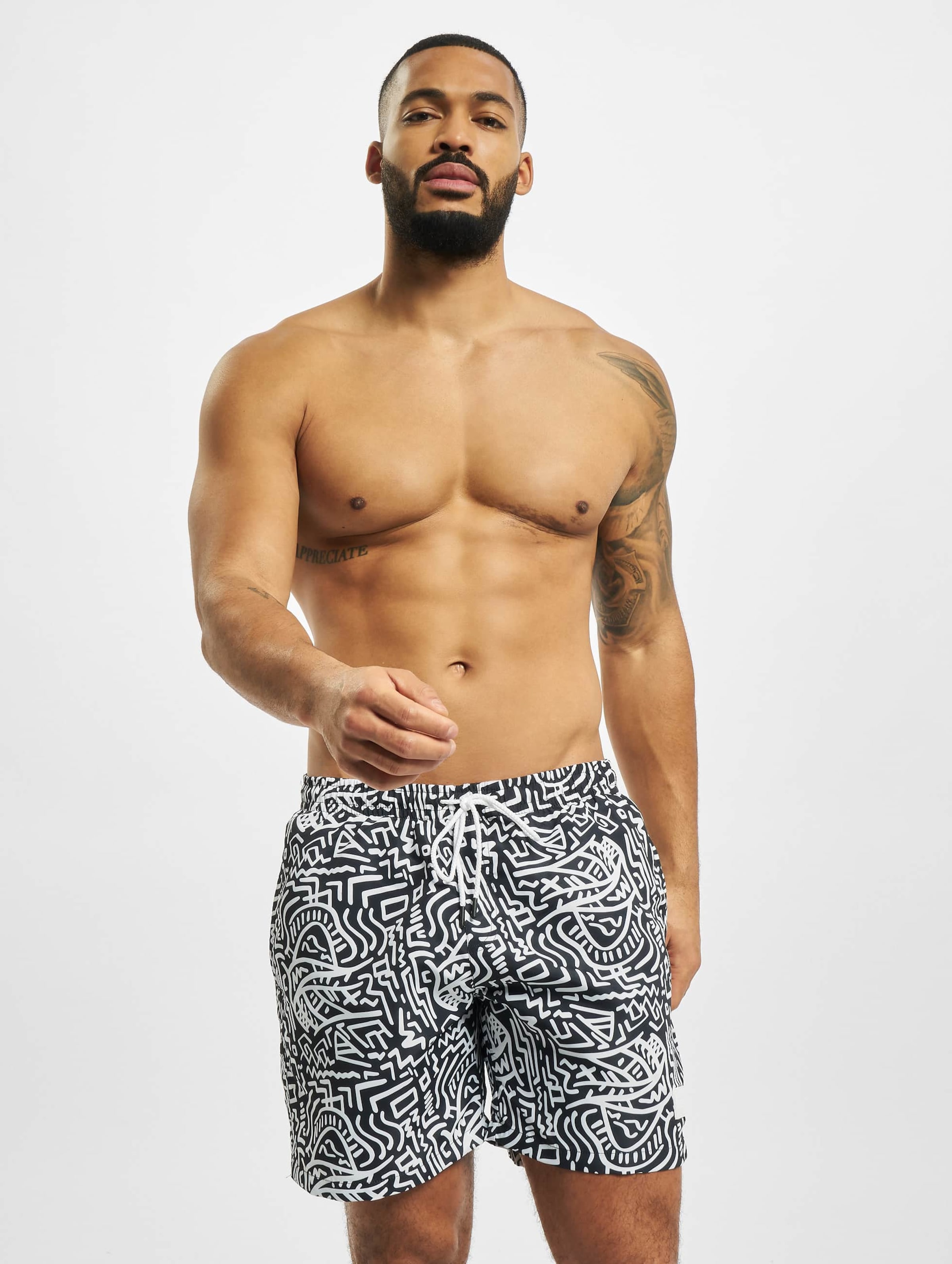 Urban Classics Pattern Swim Short