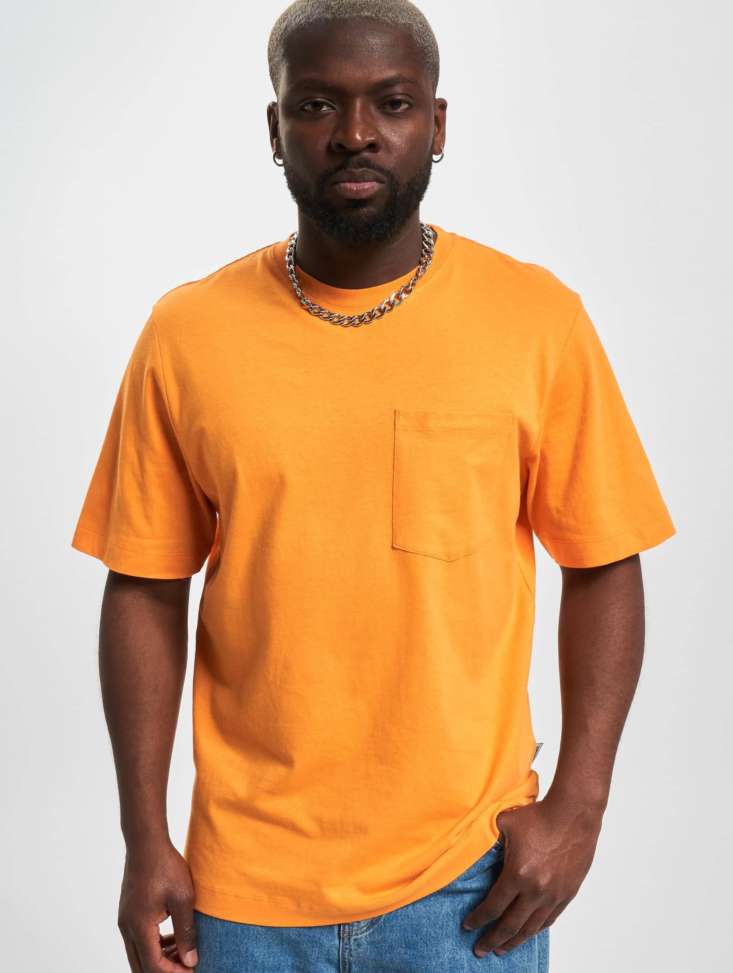 Jack & Jones Flores Linen Crew Neck T-Shirt