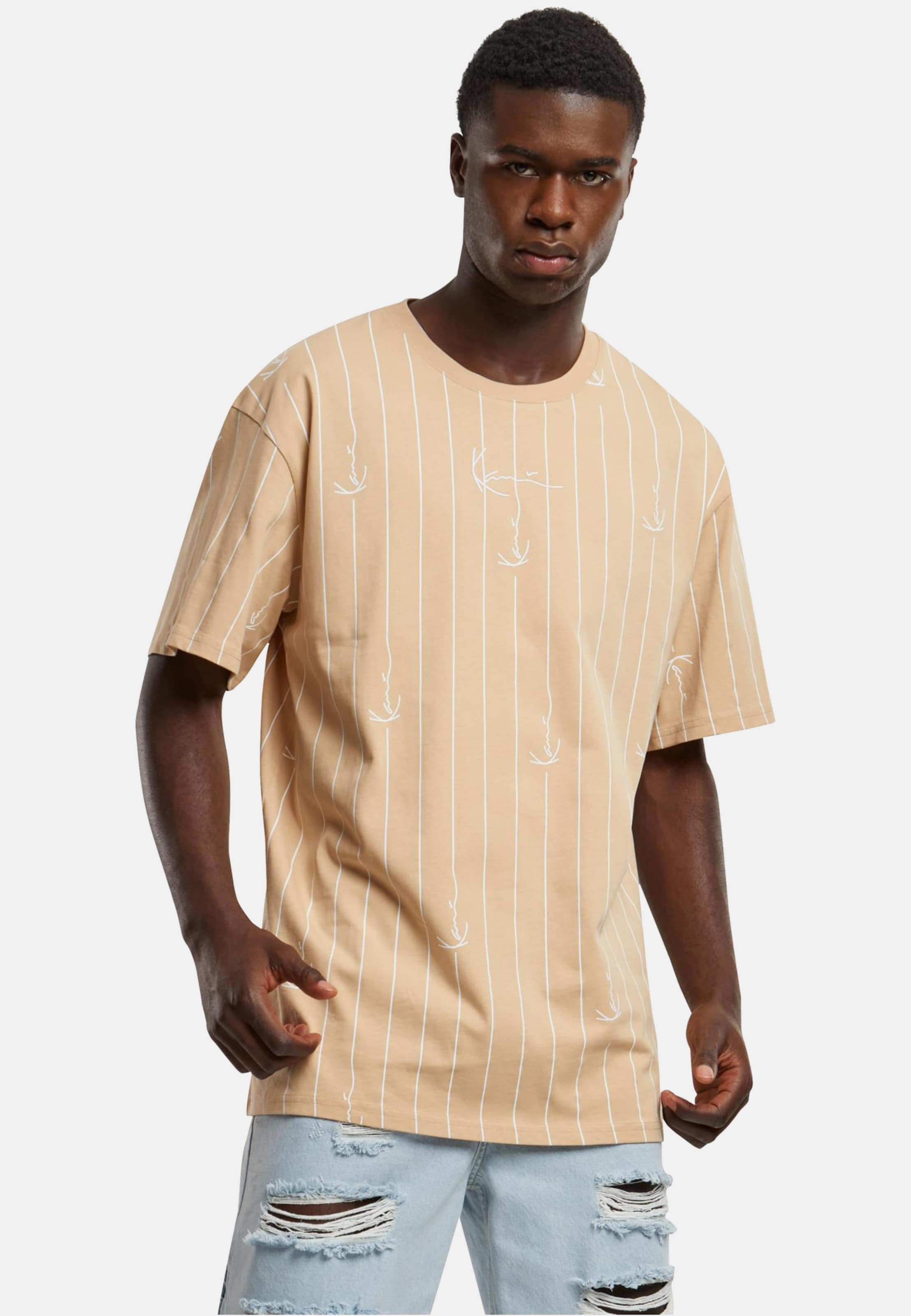 Karl Kani Small Signature Logo Prinstripe Tee