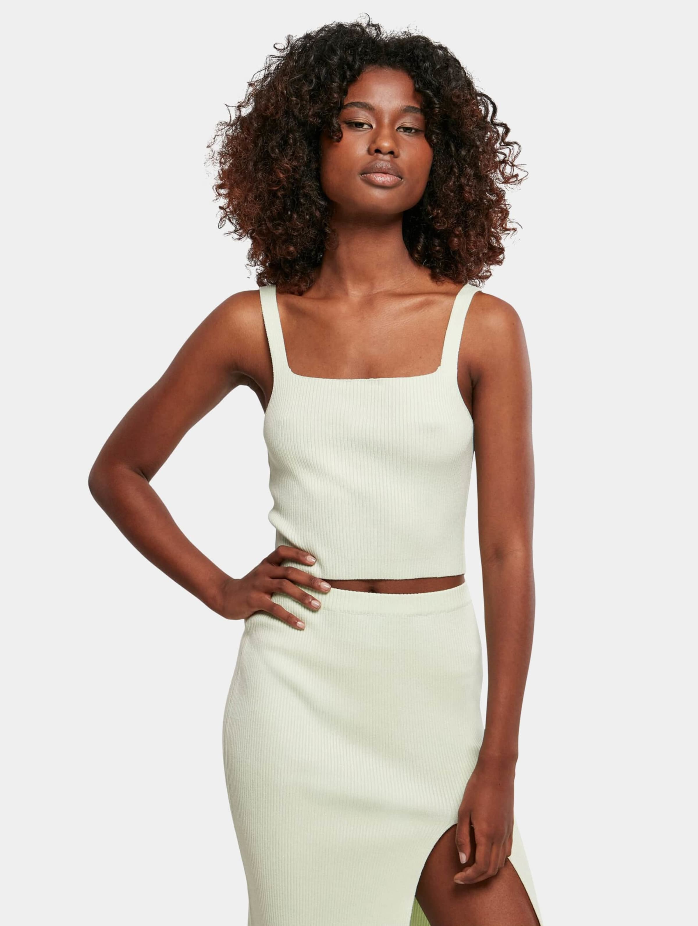 Urban Classics Ladies Cropped Knit Top