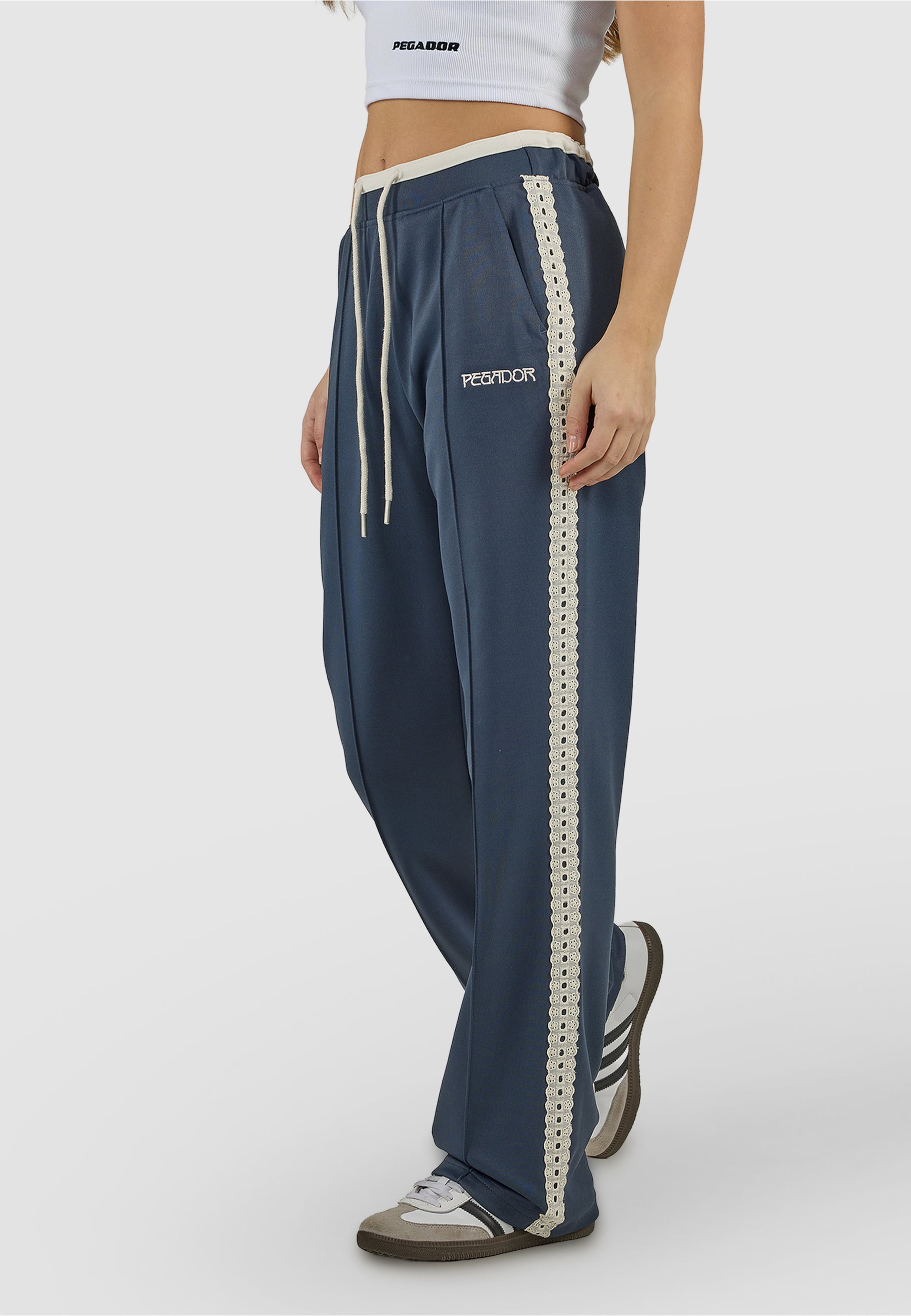 PEGADOR Tihany Lace Trackpants