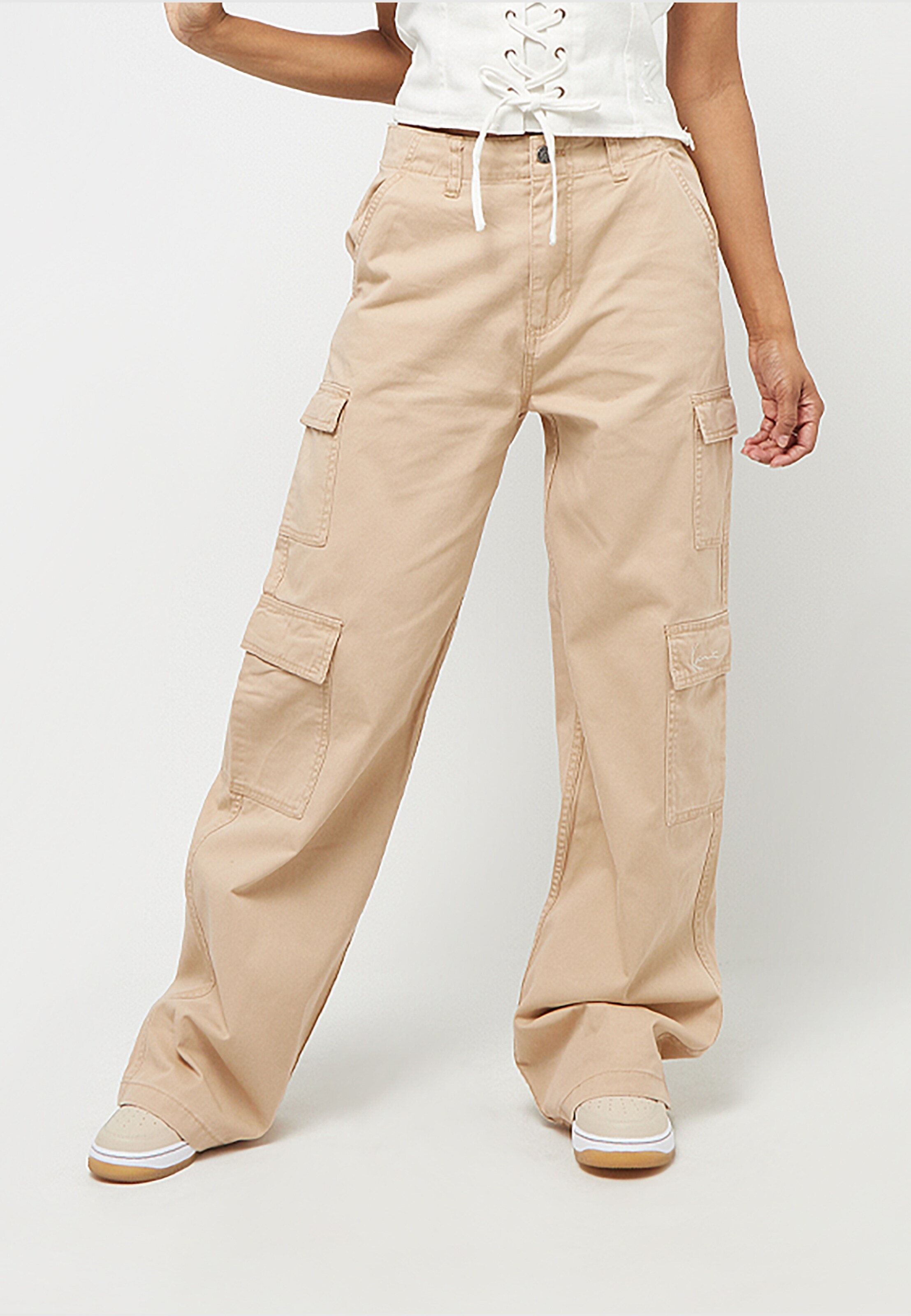 Karl Kani Small Signature Washed Cargo Pants