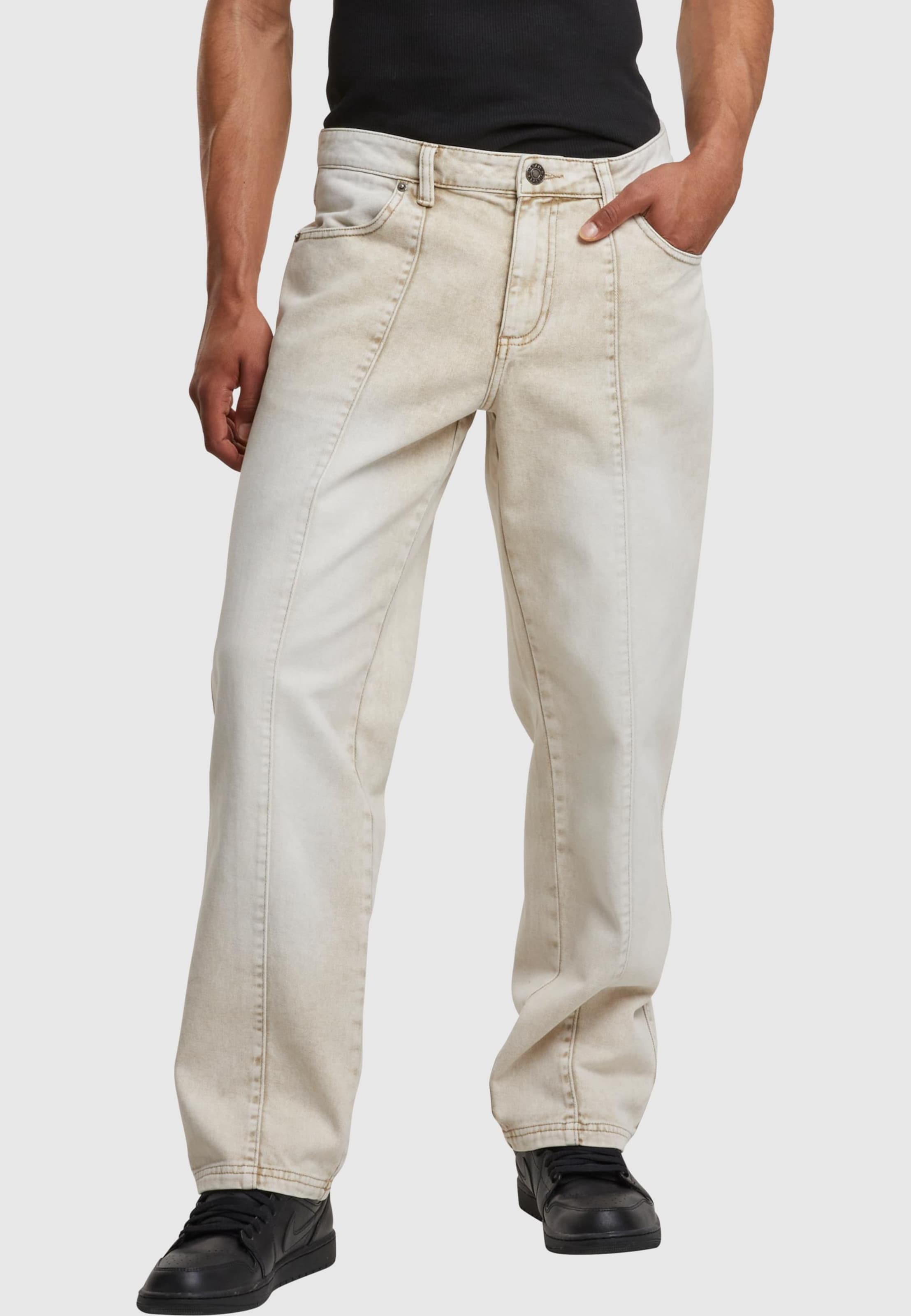 Urban Classics Wide Leg Denim With Dividing Seams