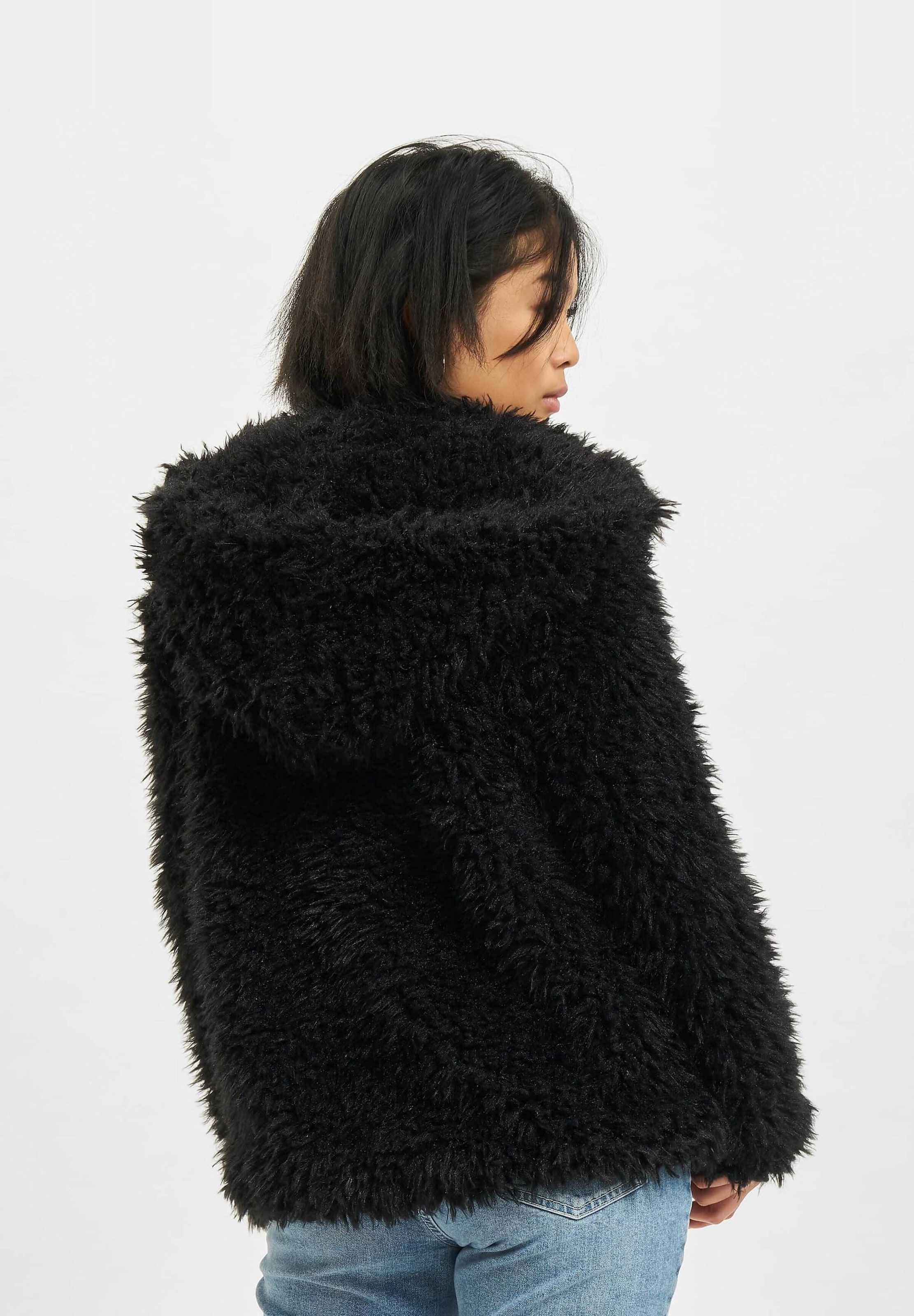Urban Classics Ladies Hooded Teddy Jacket