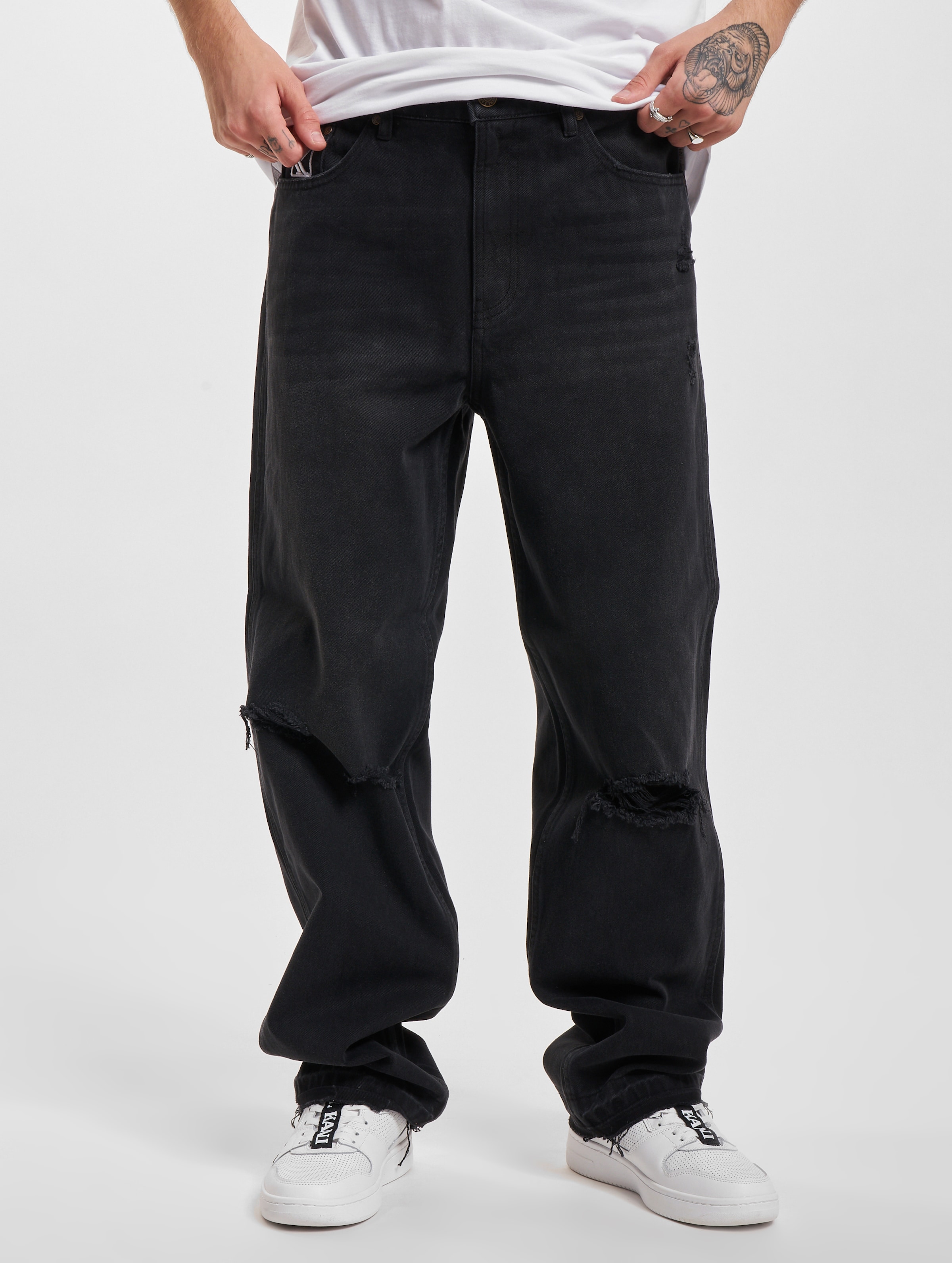 Karl Kani KM234-033-1 OG Distressed Five Pocket Denim Baggy