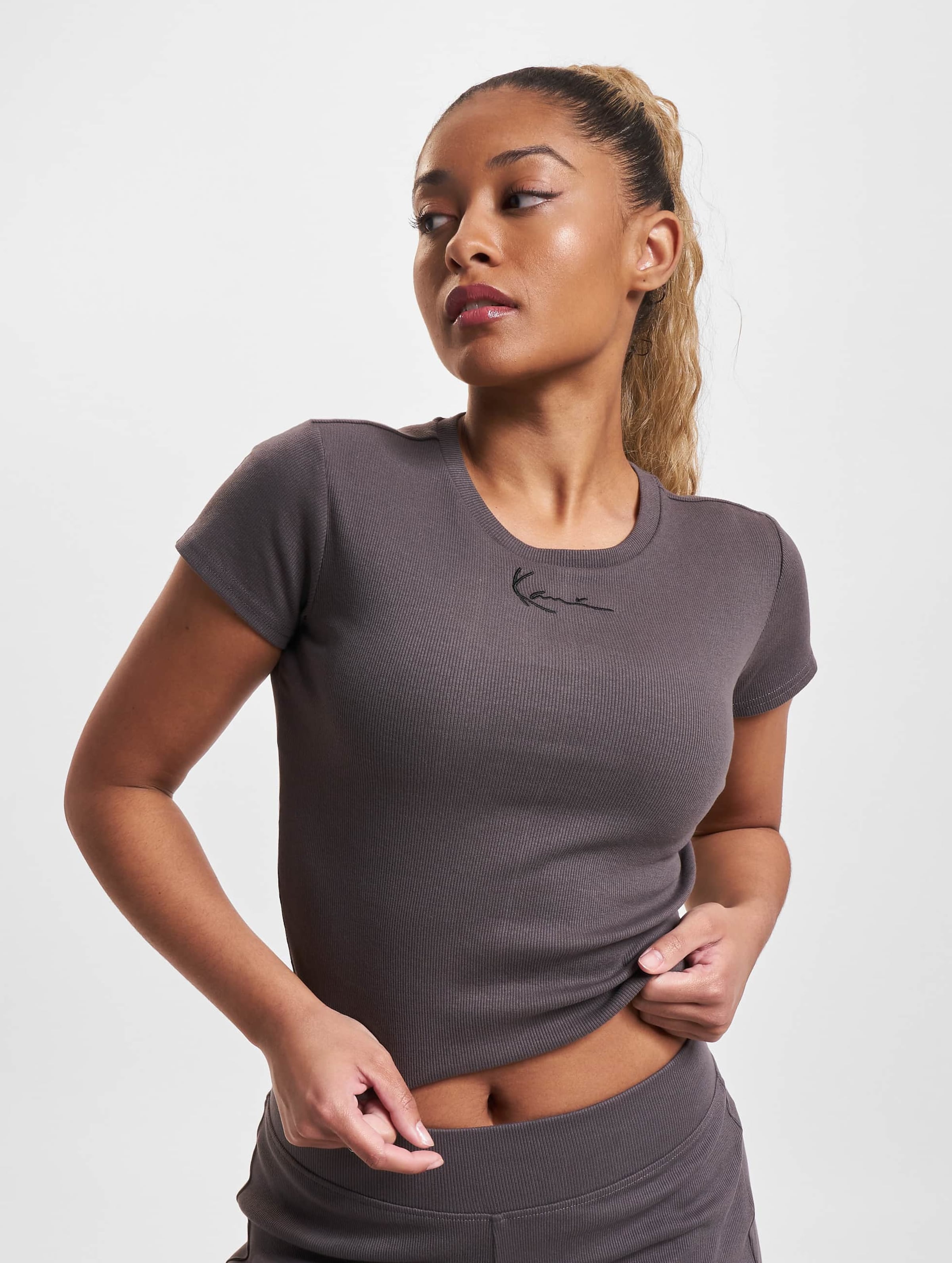 Karl Kani KW233-032-2 KK Small Signature Tight Rib Tee