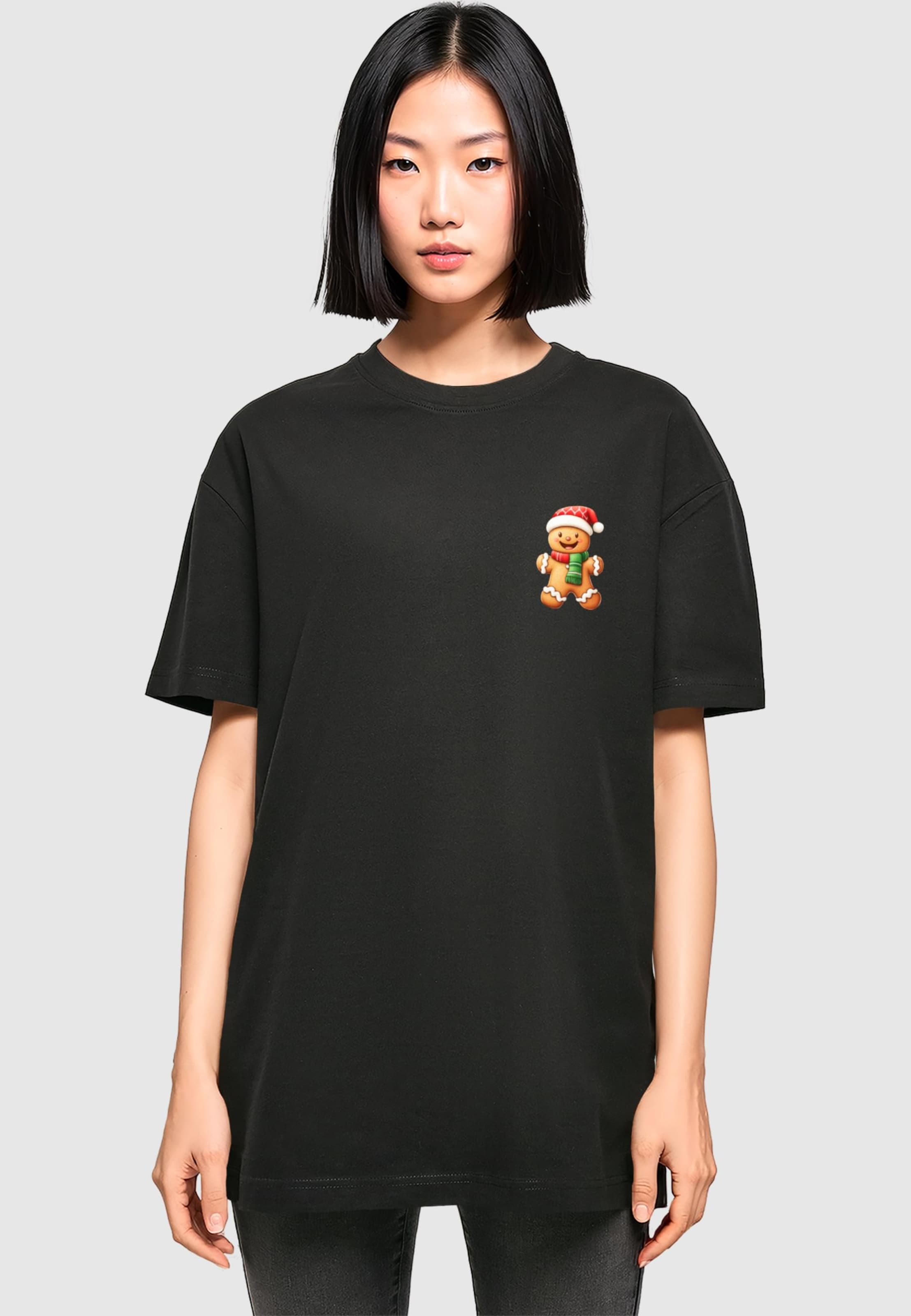 Merchcode Ladies Christmas Ginger Tee