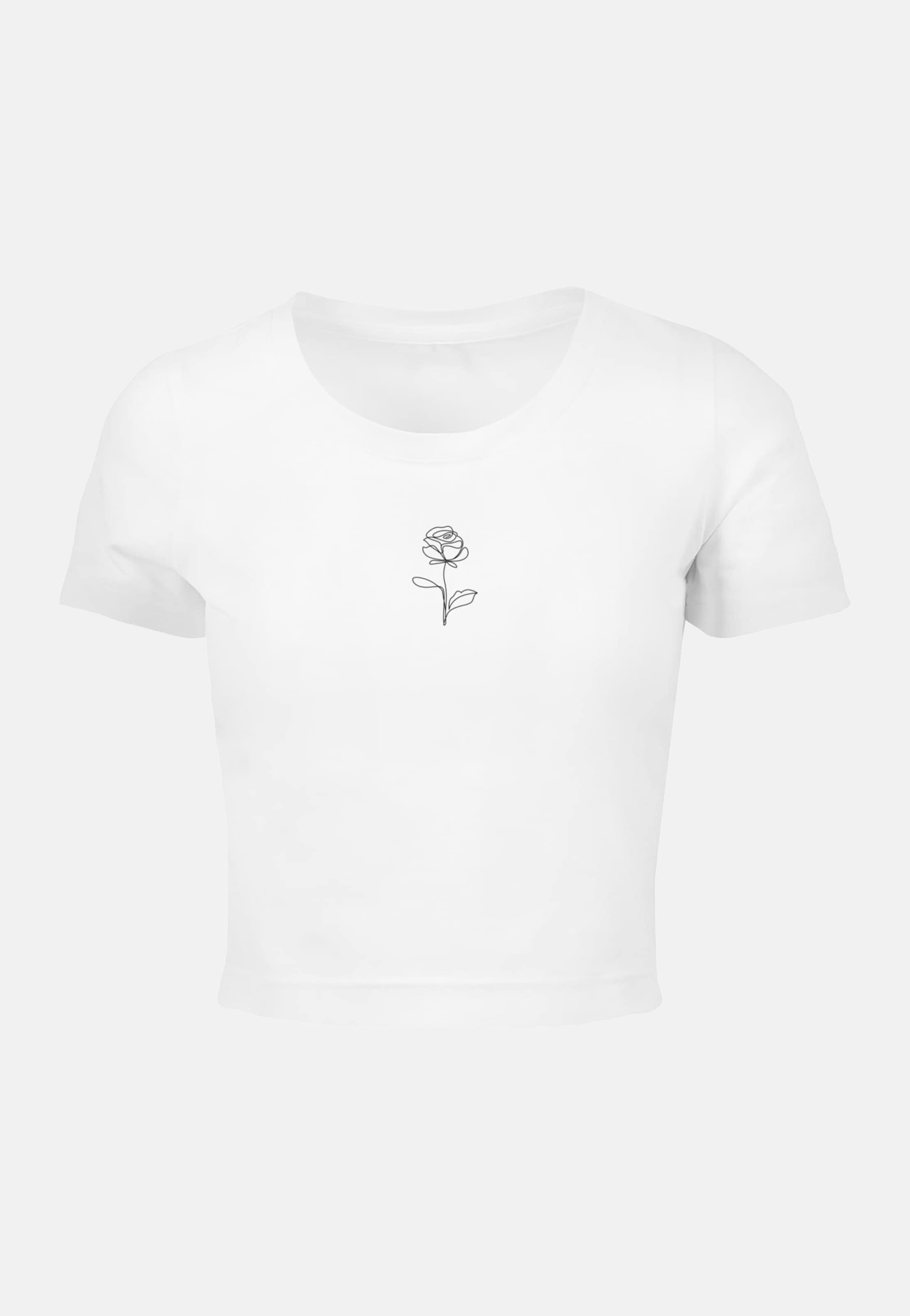 Merchcode Ladies Rose Cropped Tee
