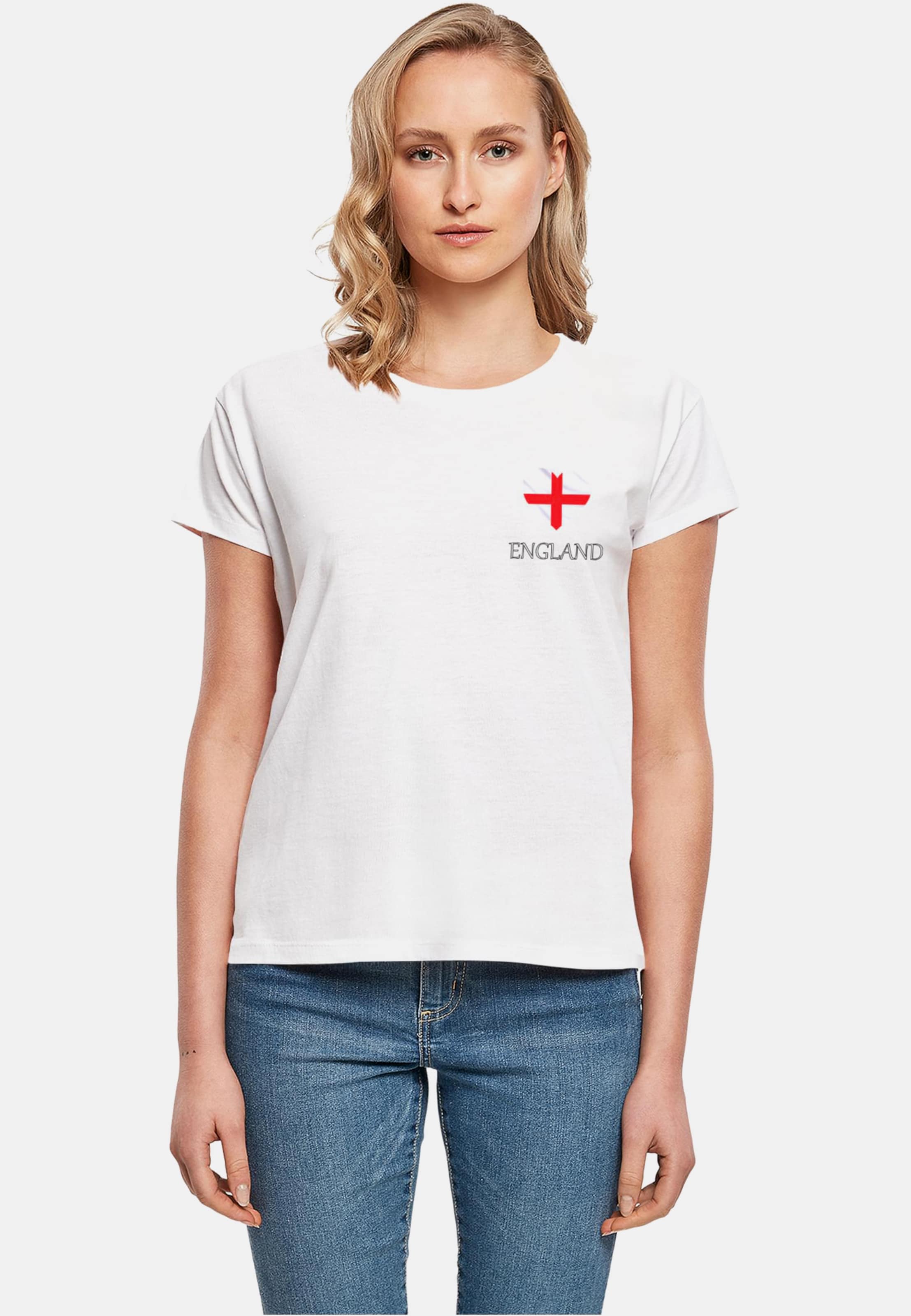 Ladies Merchcode Football - England T-shirt