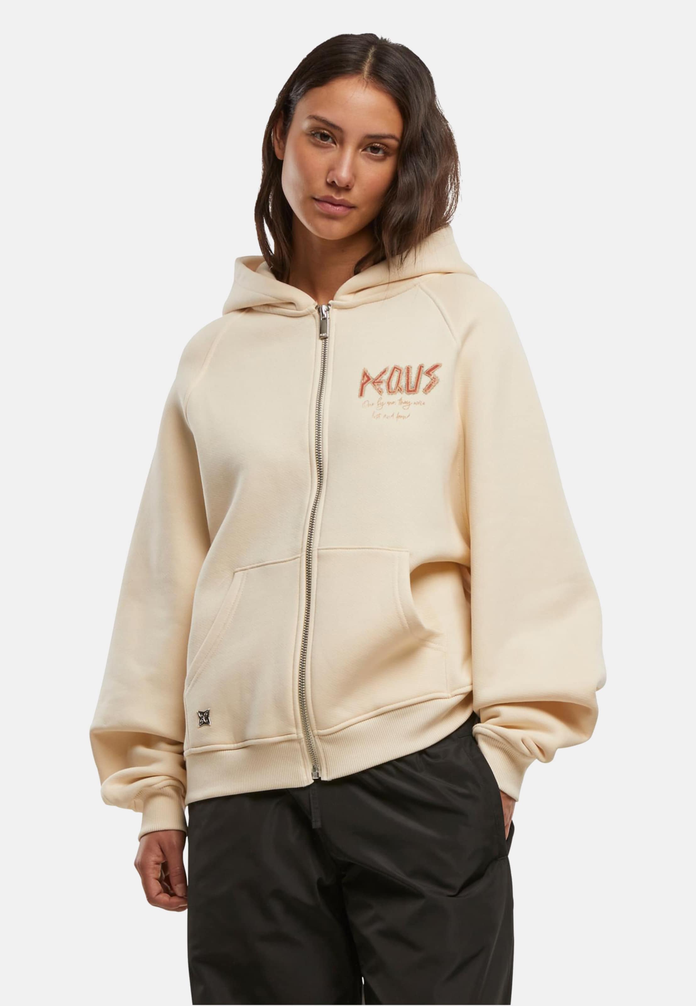 PEQUS Ancient Love Story Zip-Hoodie