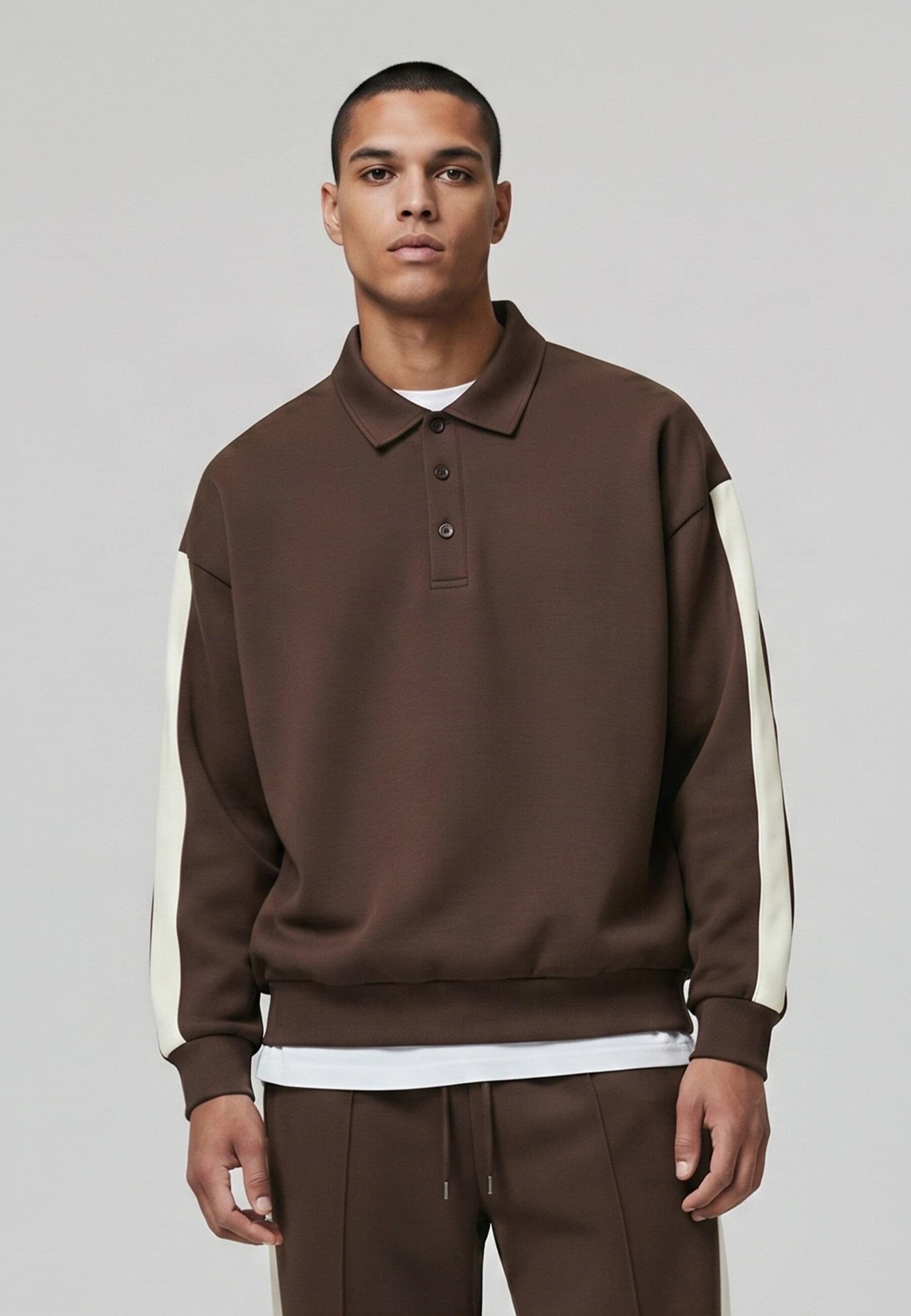 Urban Classics Oversized Piqué Longsleeve Polo