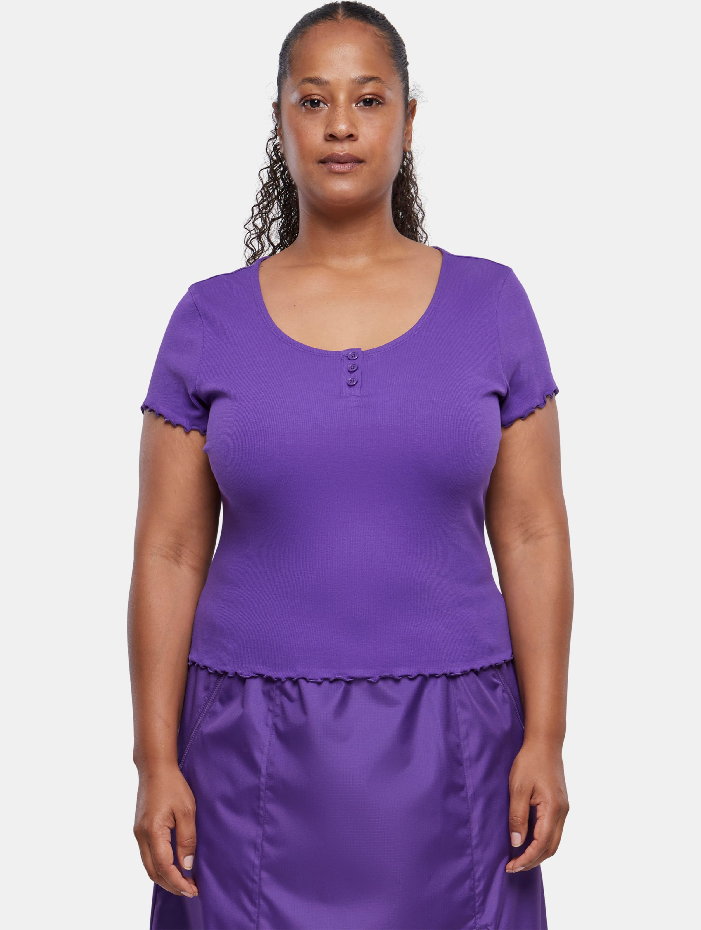 Urban Classics Ladies Rib Babylock Tee