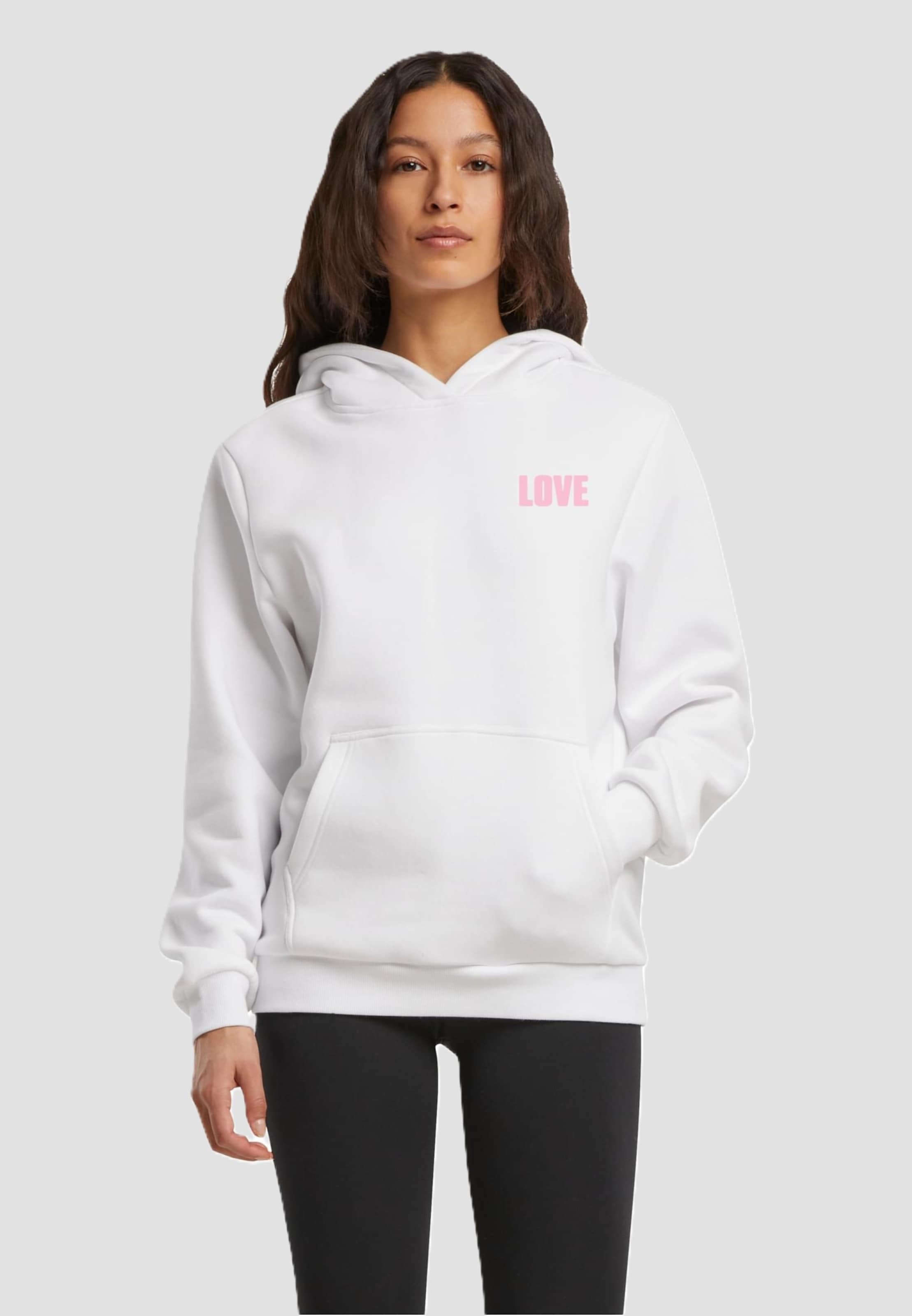 Miss Tee All We Need Is Love Ladies Fluffy Hoody