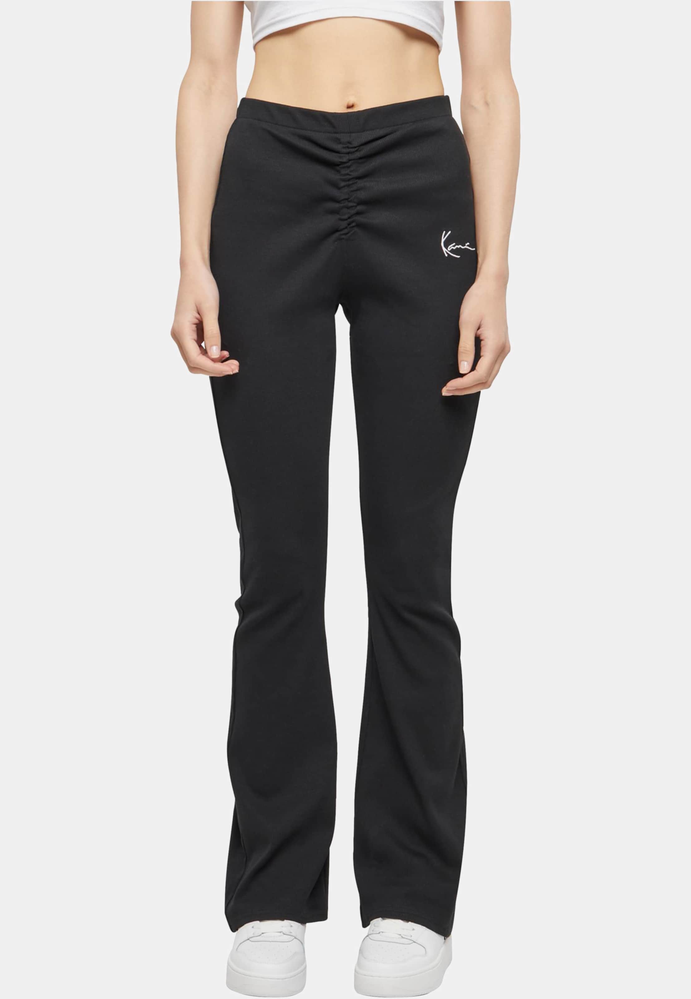Karl Kani Small Signature Rib Gathering Flared Leggings