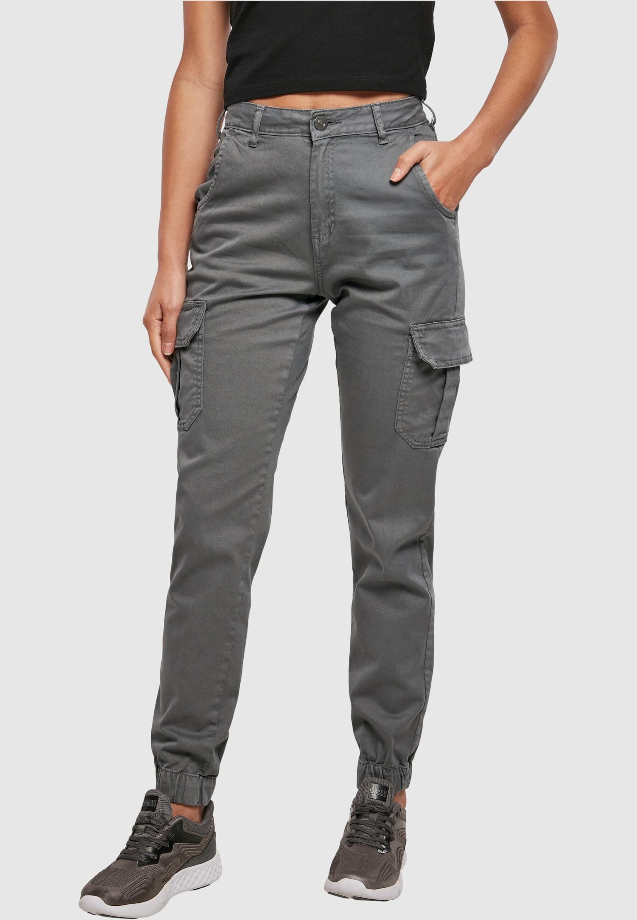 Urban Classics Ladies High Waist Cargo Pants