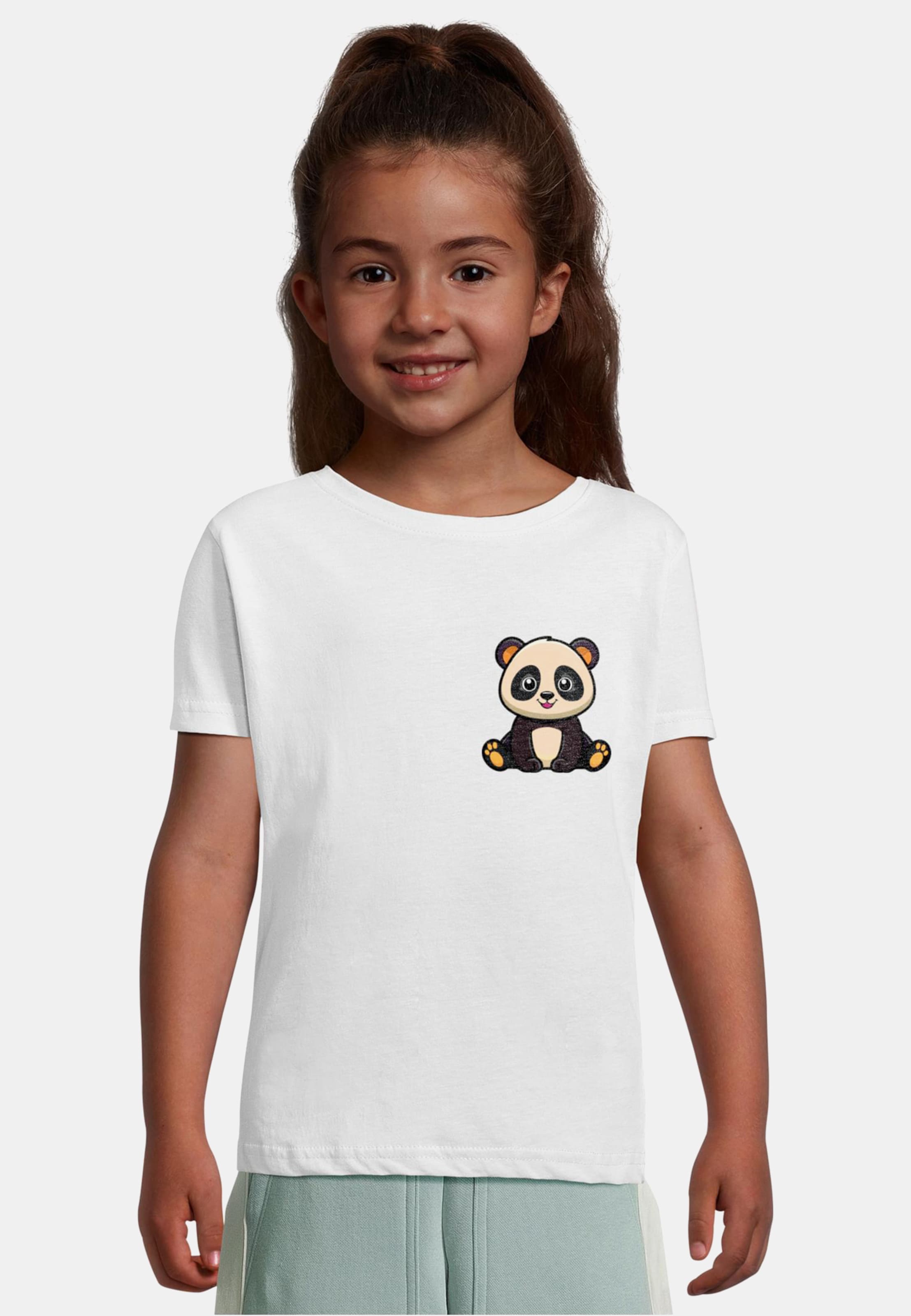 Merchcode Girls Cute Panda - T-Shirt