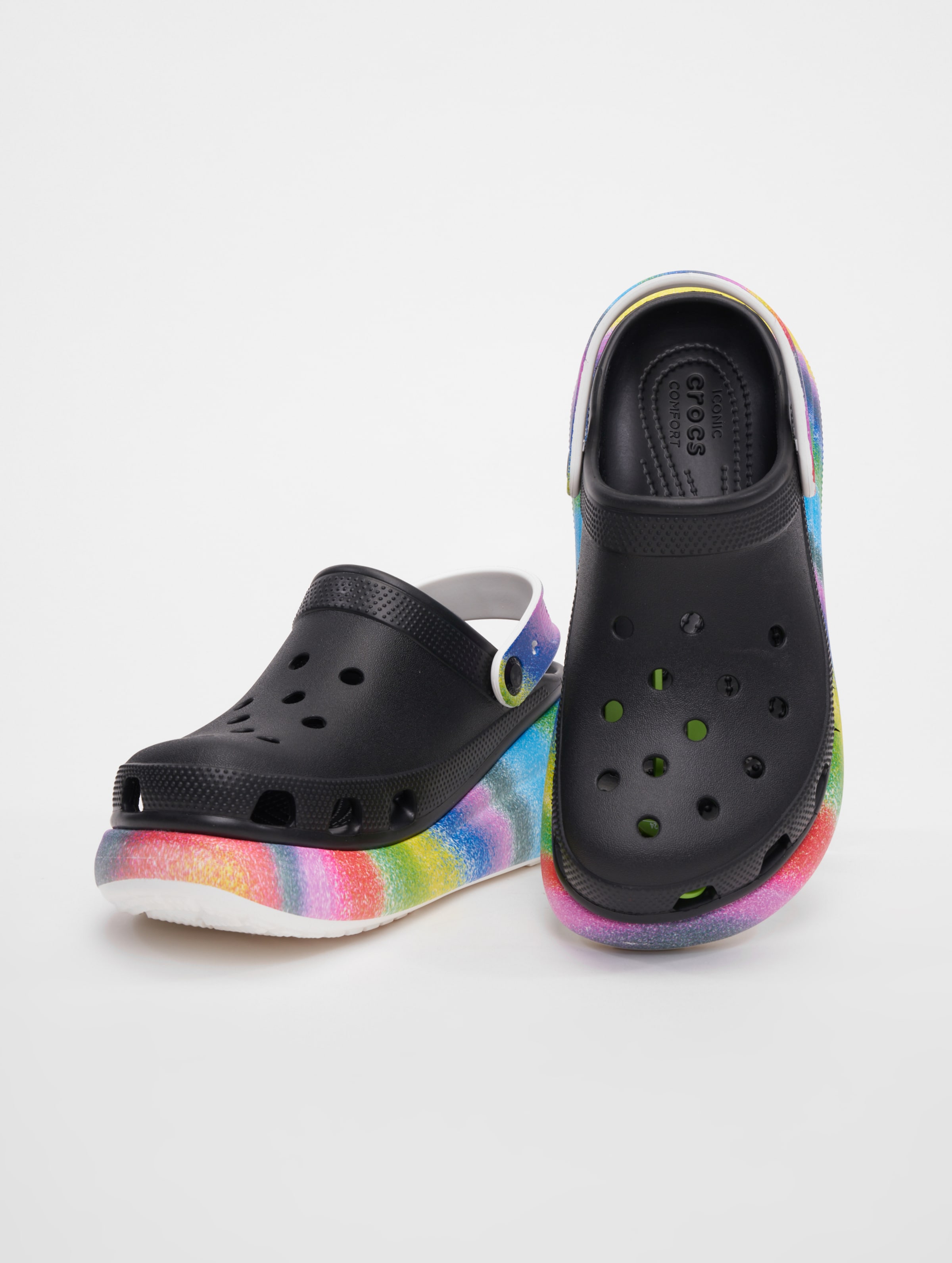 Crocs Classic Crush Spray Dye Clog Pantoletten