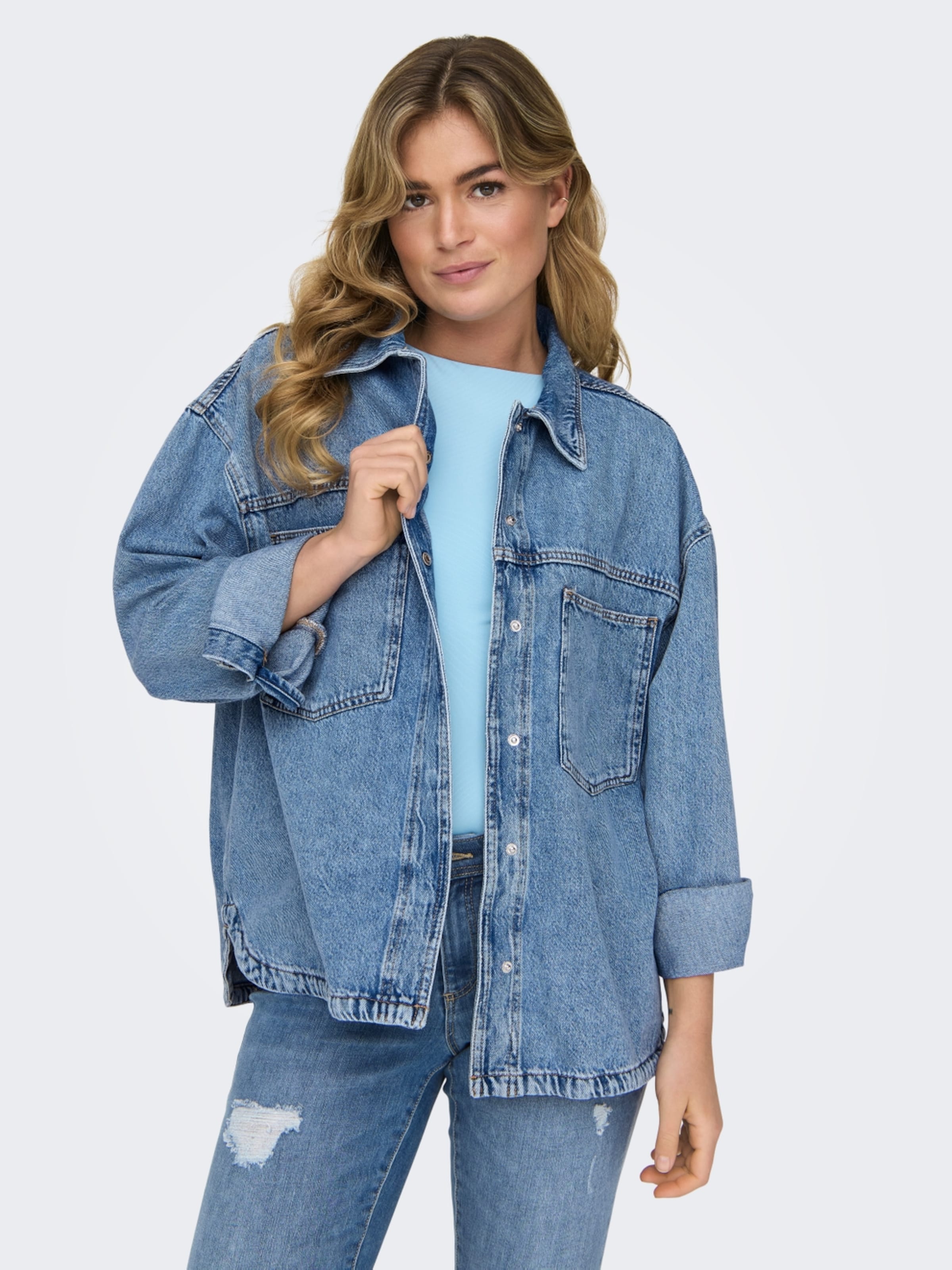 Only ONLEMMIE L/S SHIRT MB DNM AZ NOOS