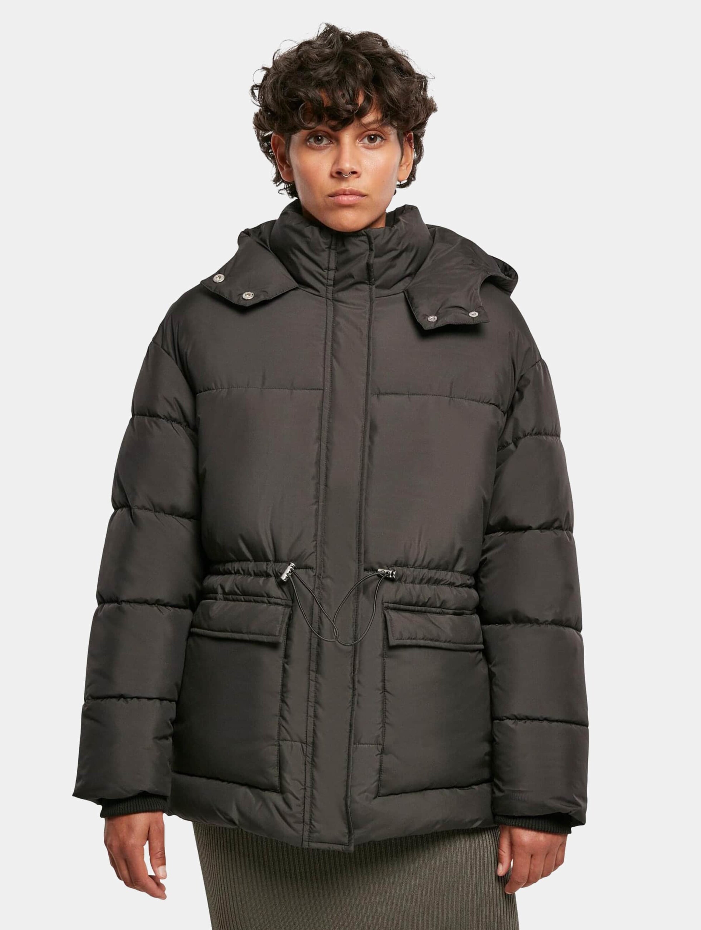 Urban Classics Ladies Waisted Puffer Jacket