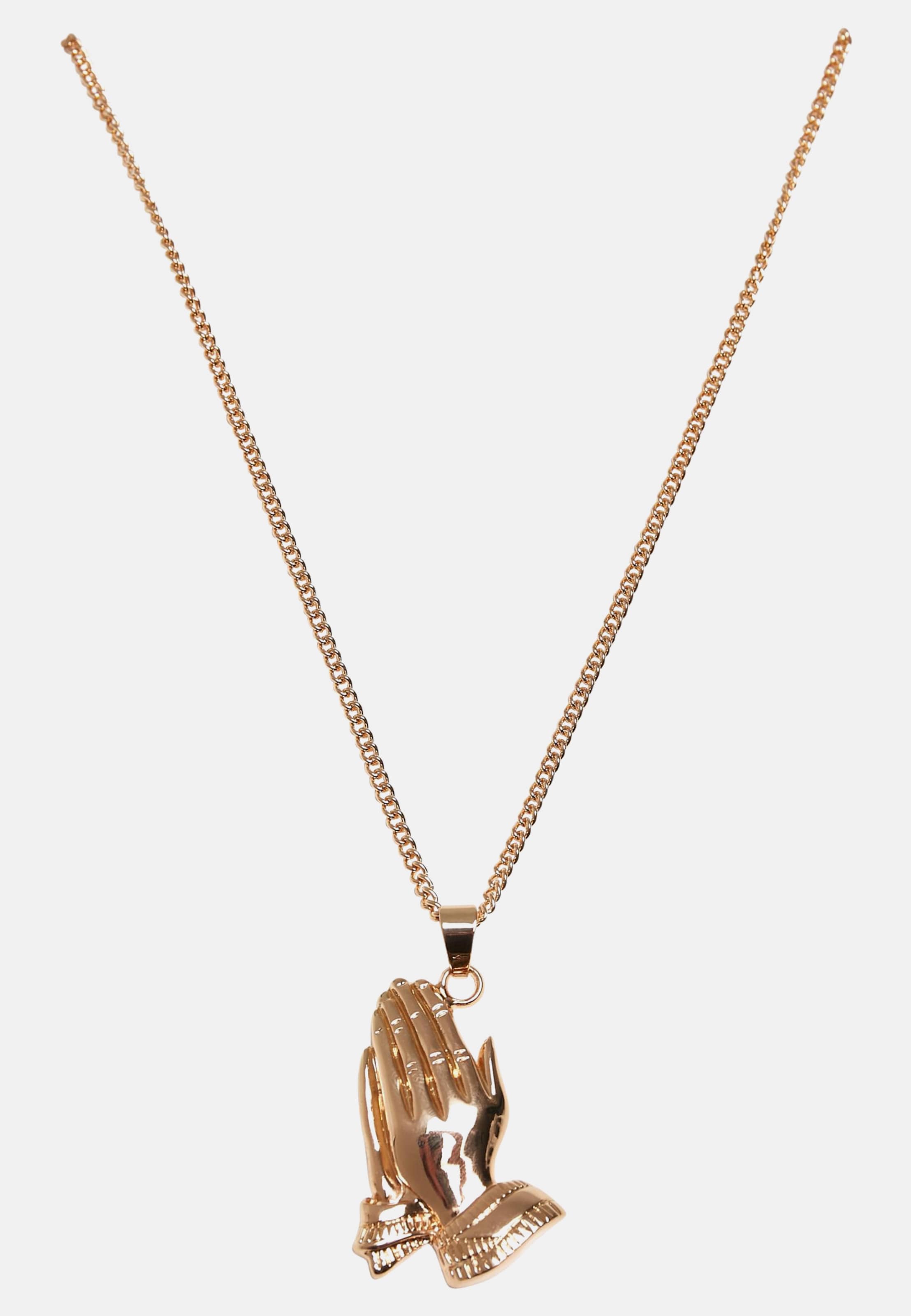 Urban Classics Pray Hands Necklace