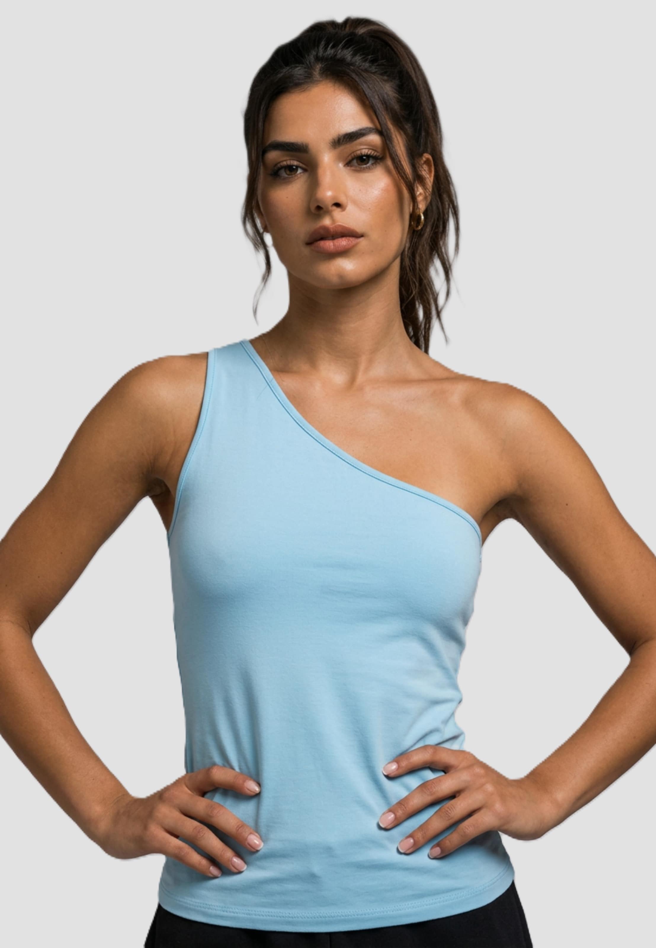 Urban Classics Ladies Asymmetric Top