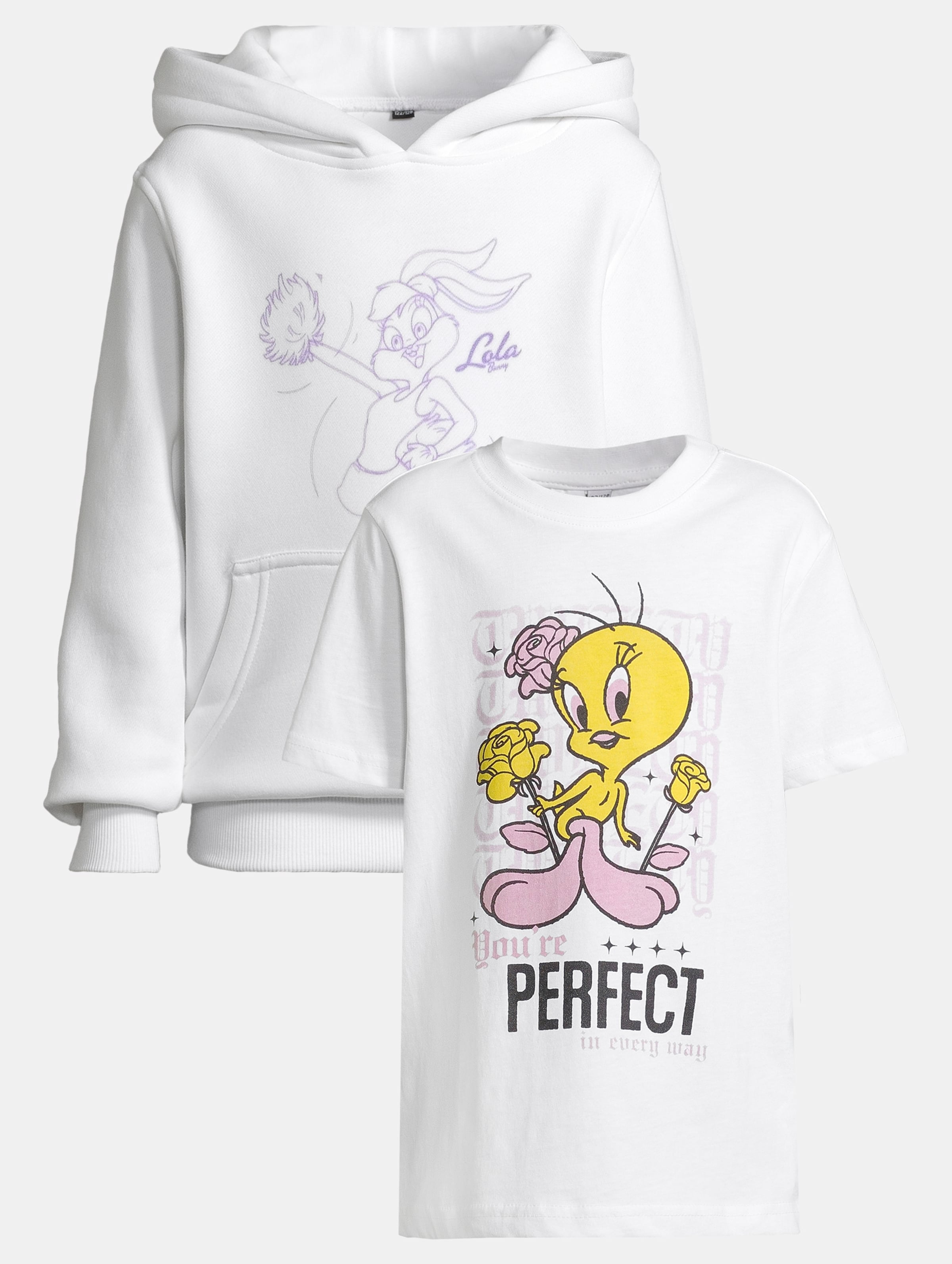 Mister Tee T-Shirt & Hoody 2 Pack - Tweety Lola Bunny